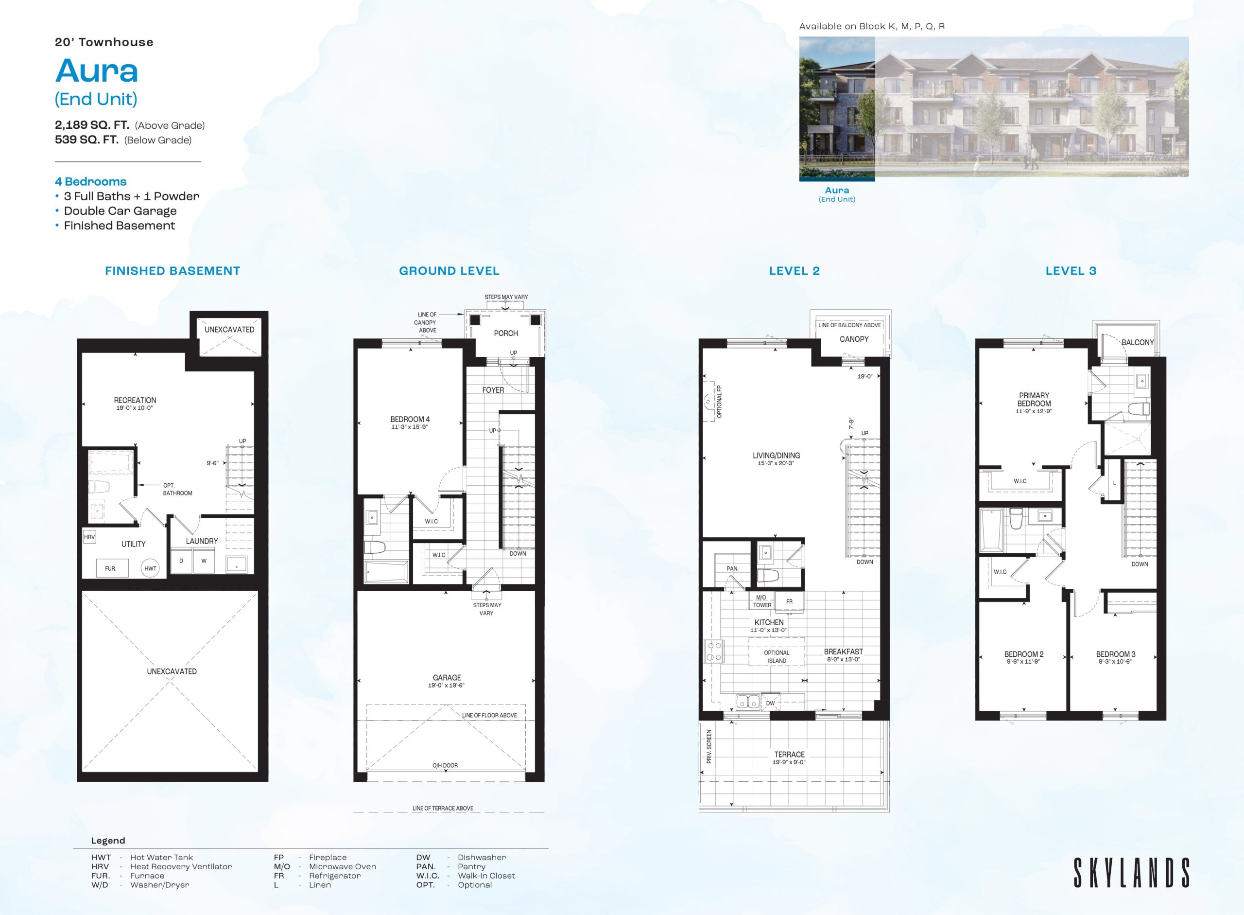 Aura (End Unit) floor plan