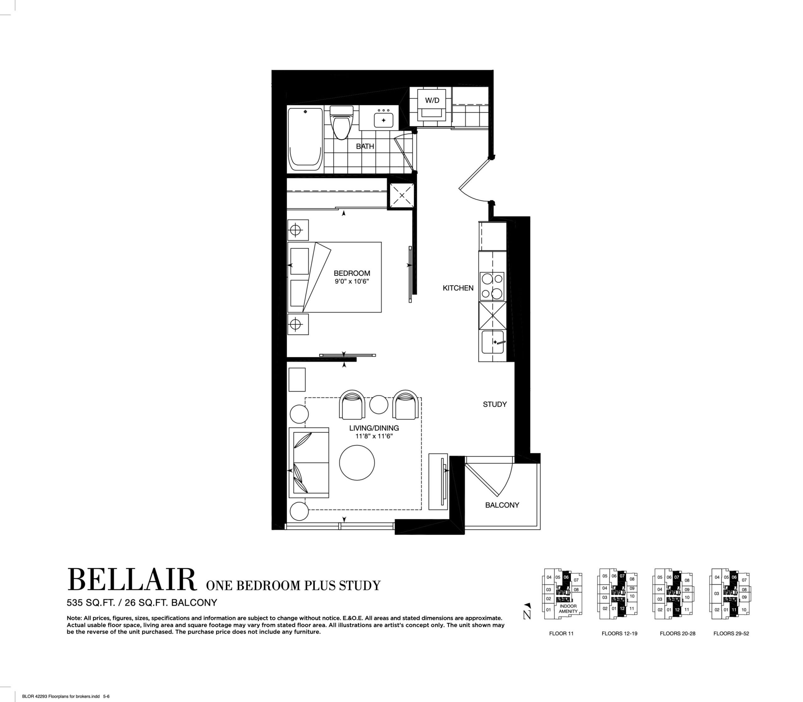 Bellair floor plan