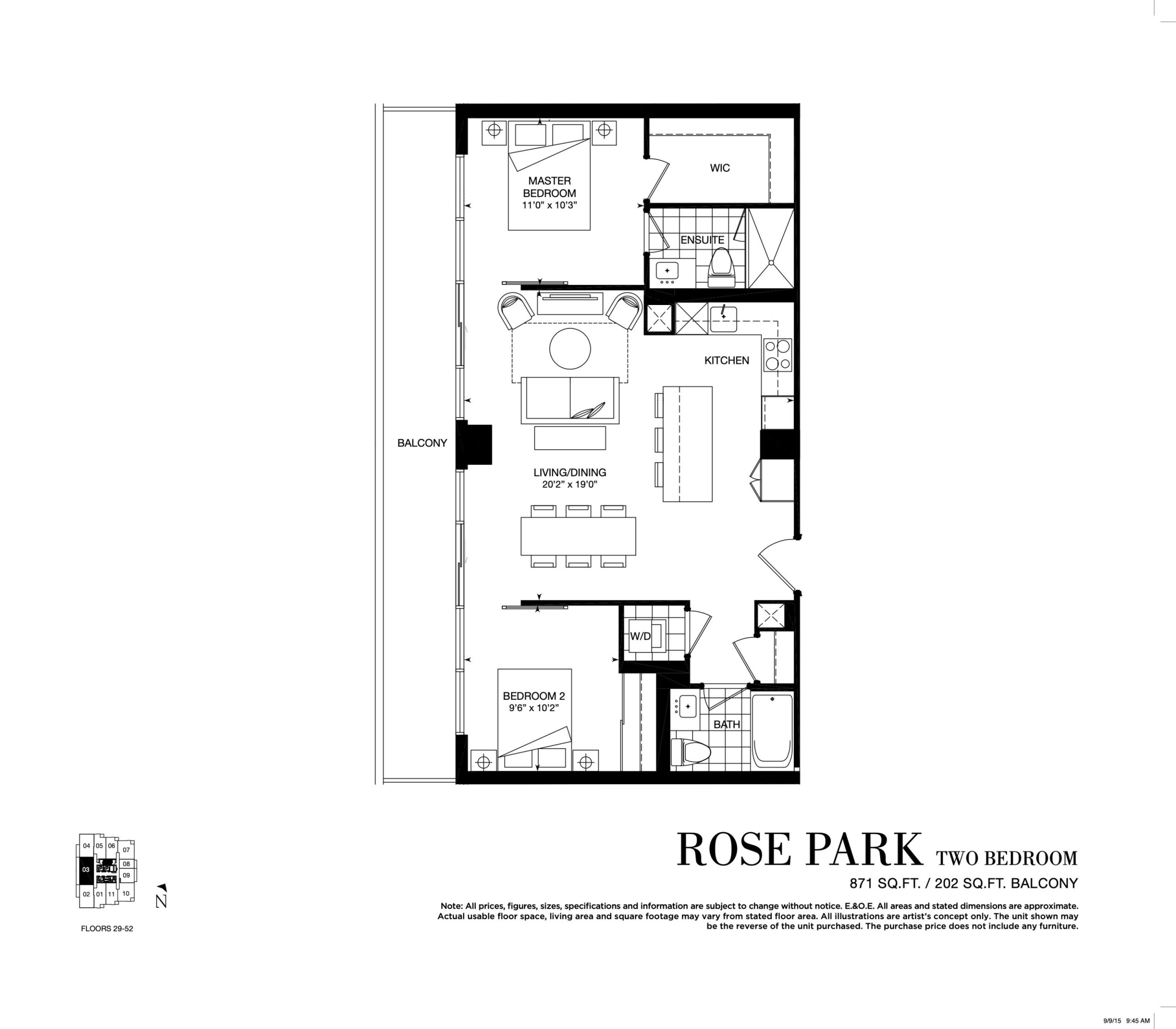 Rose Park floor plan