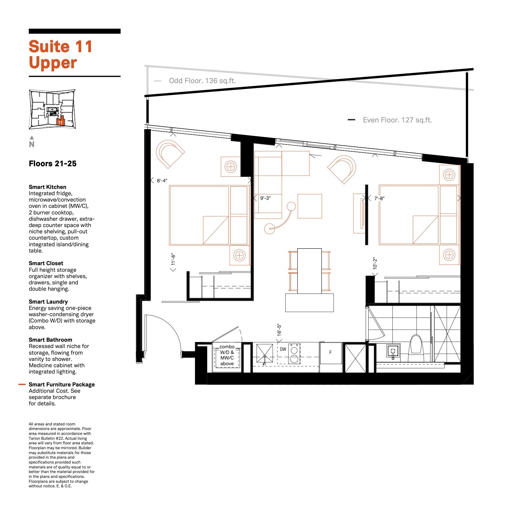 Suite 11 Upper floor plan