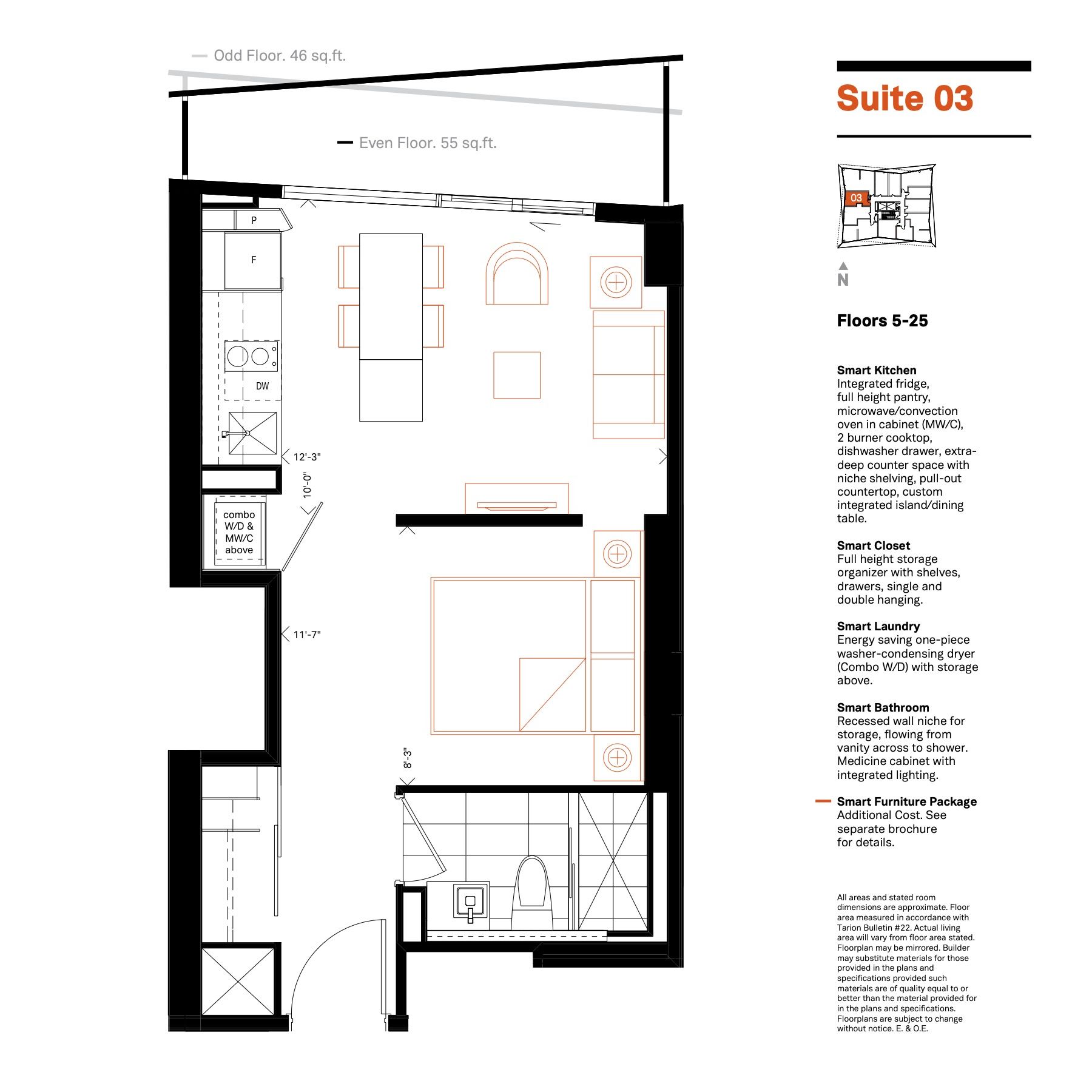 Suite 03 floor plan