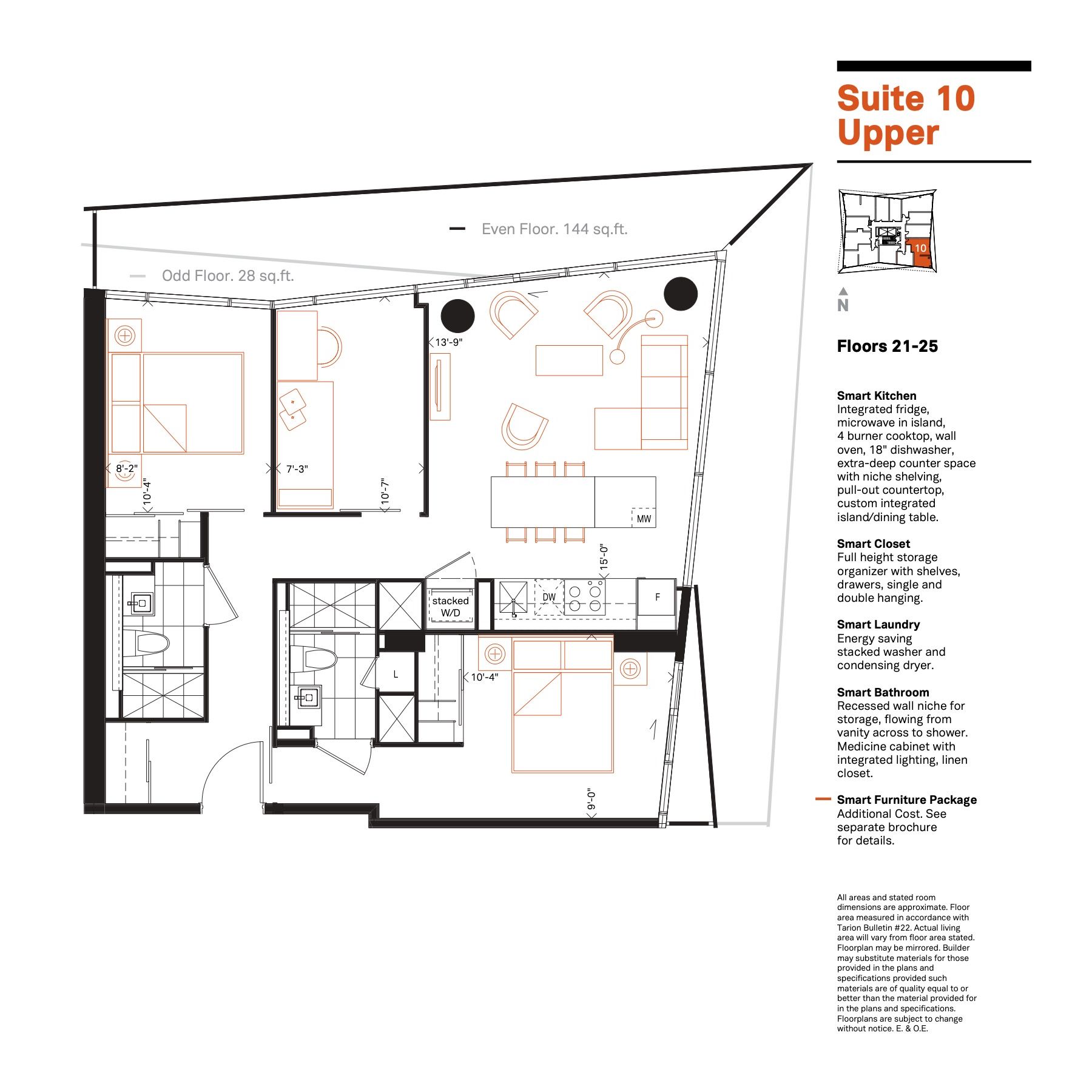 Suite 10 Upper floor plan
