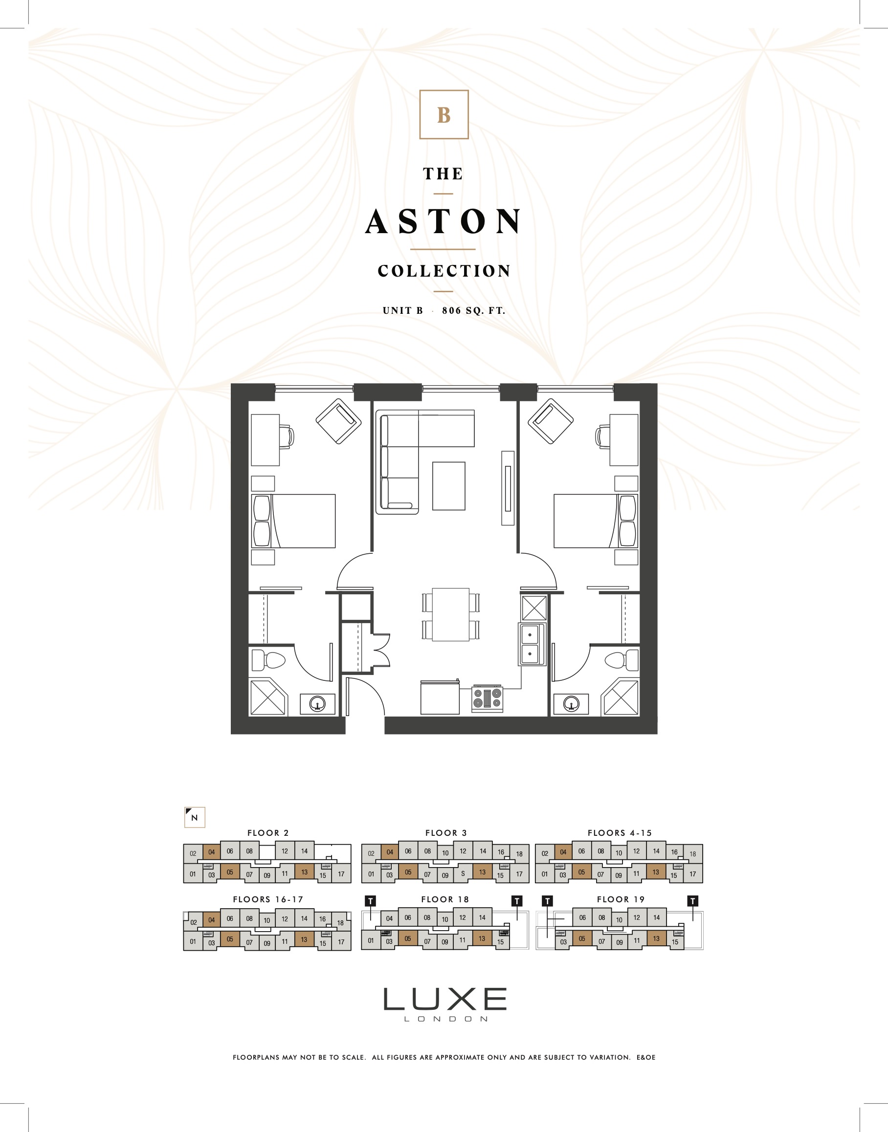 The Aston - Unit B floor plan