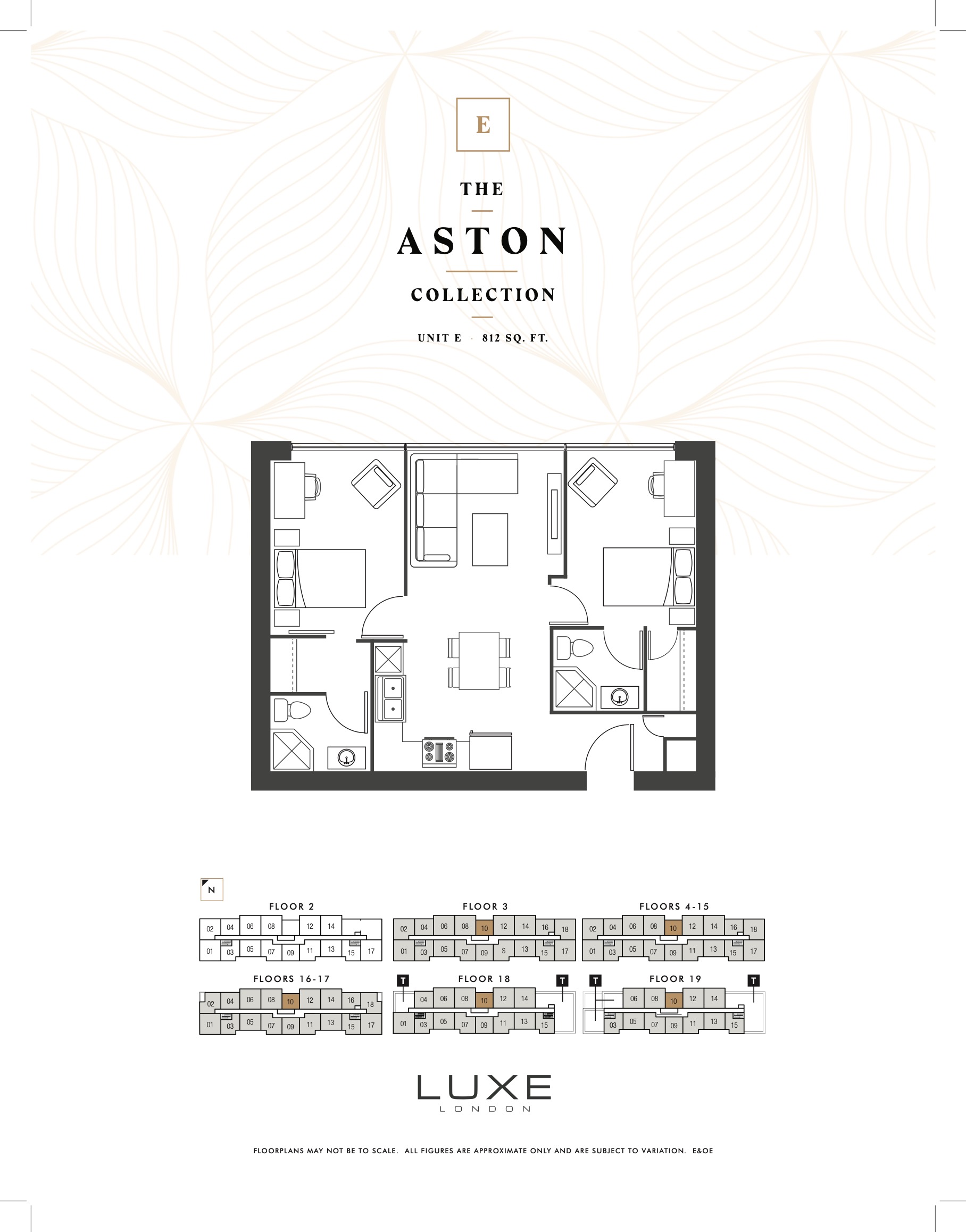 The Aston - Unit E floor plan