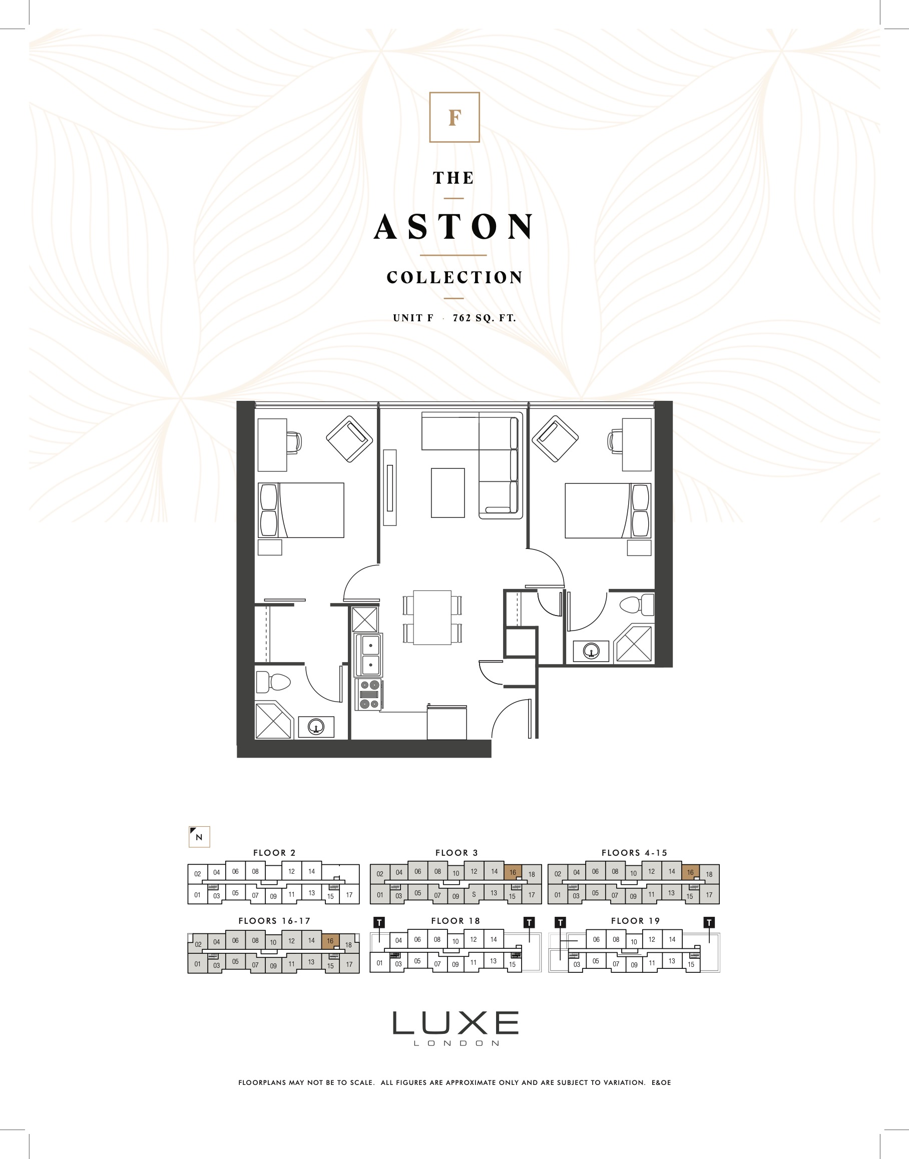 The Aston - Unit F floor plan
