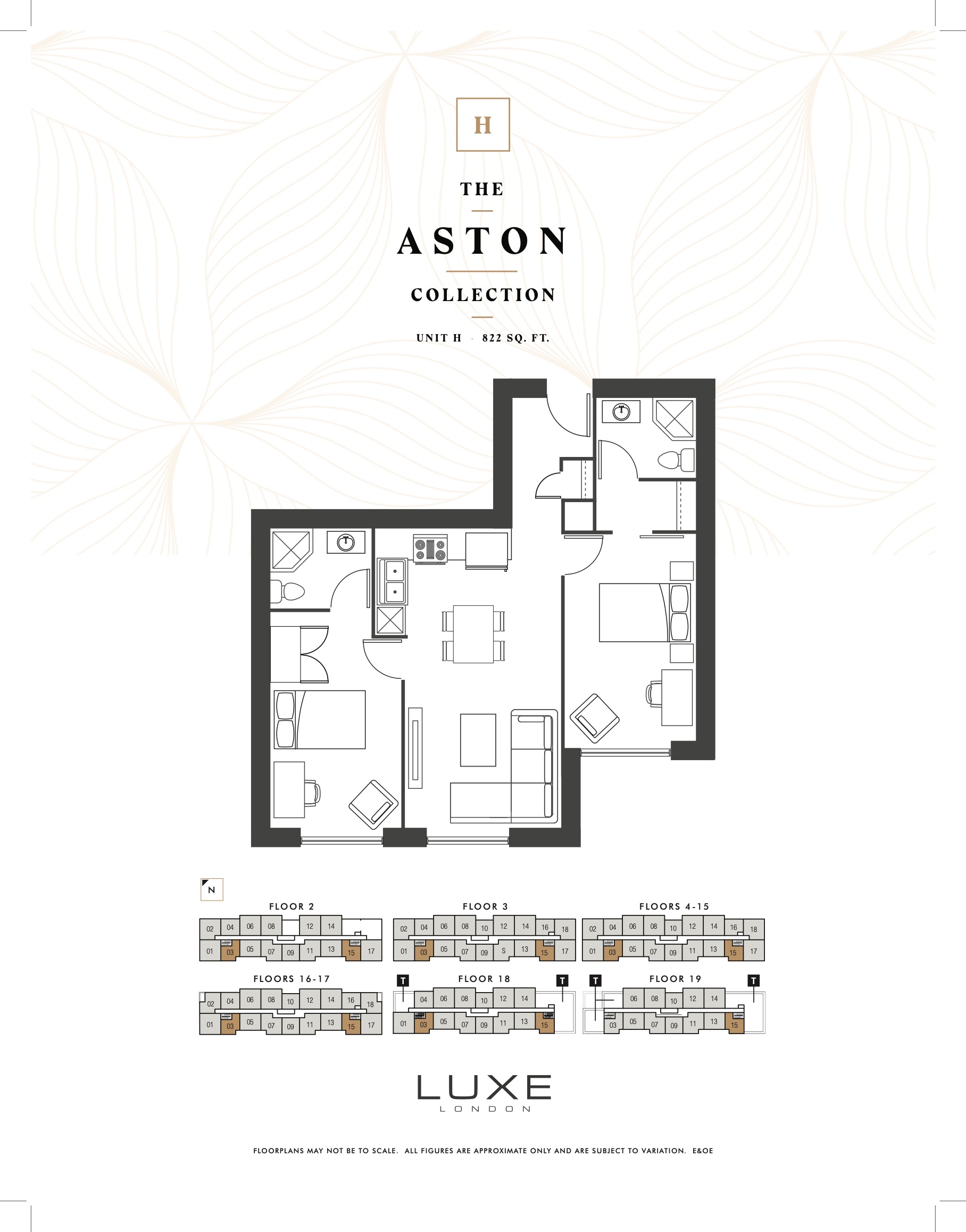 The Aston - Unit H floor plan