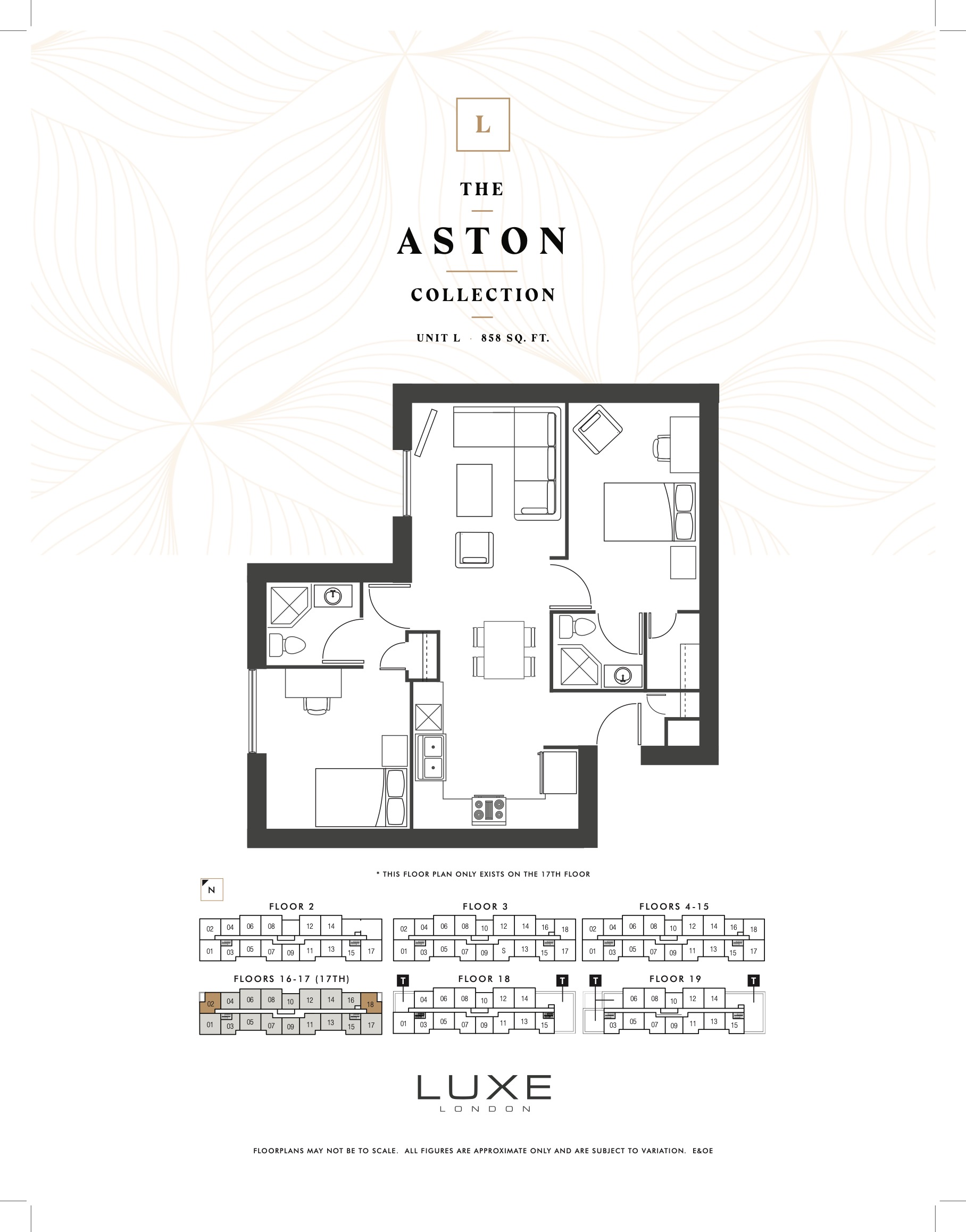 The Aston - Unit L floor plan