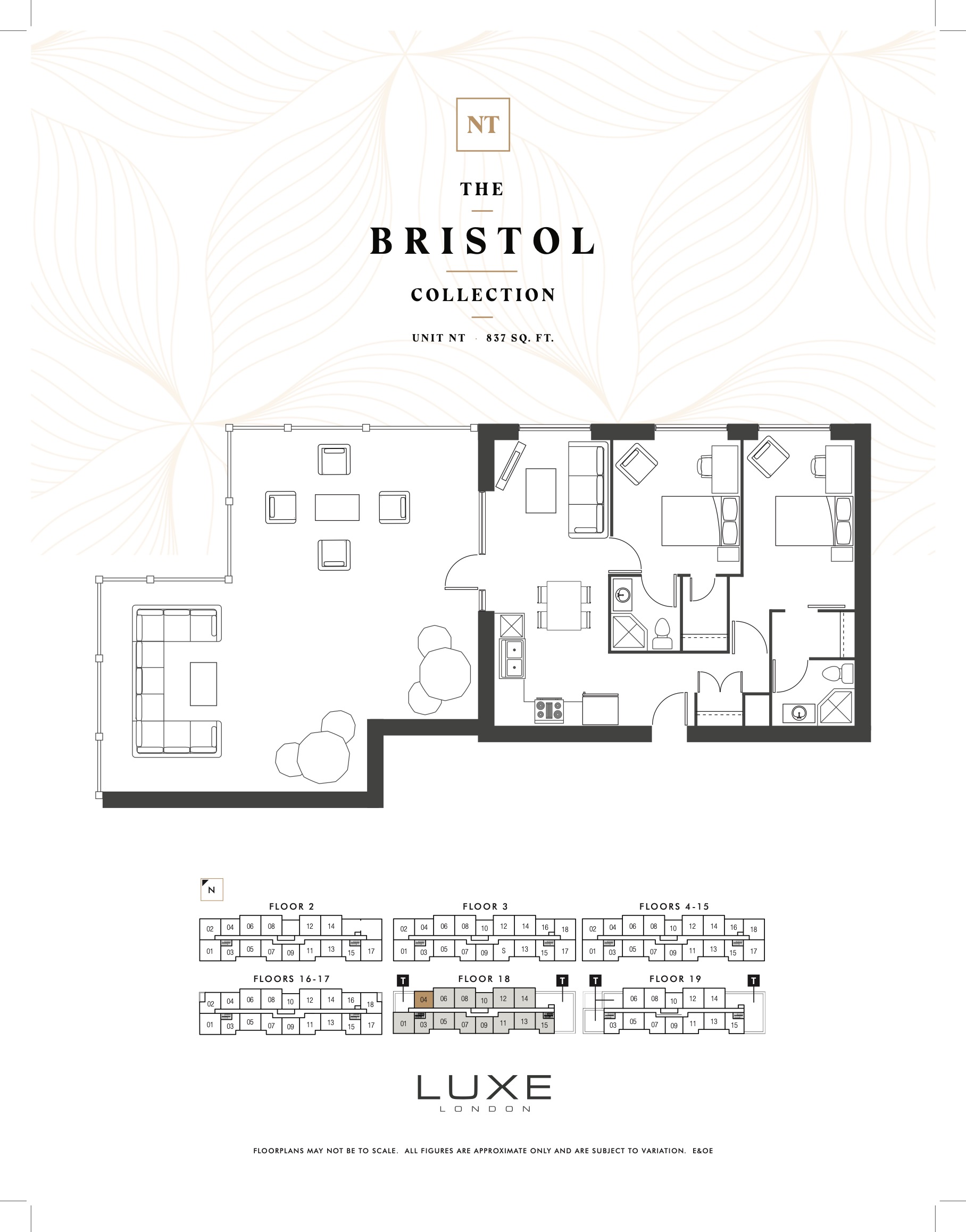 The Bristol - Unit NT floor plan