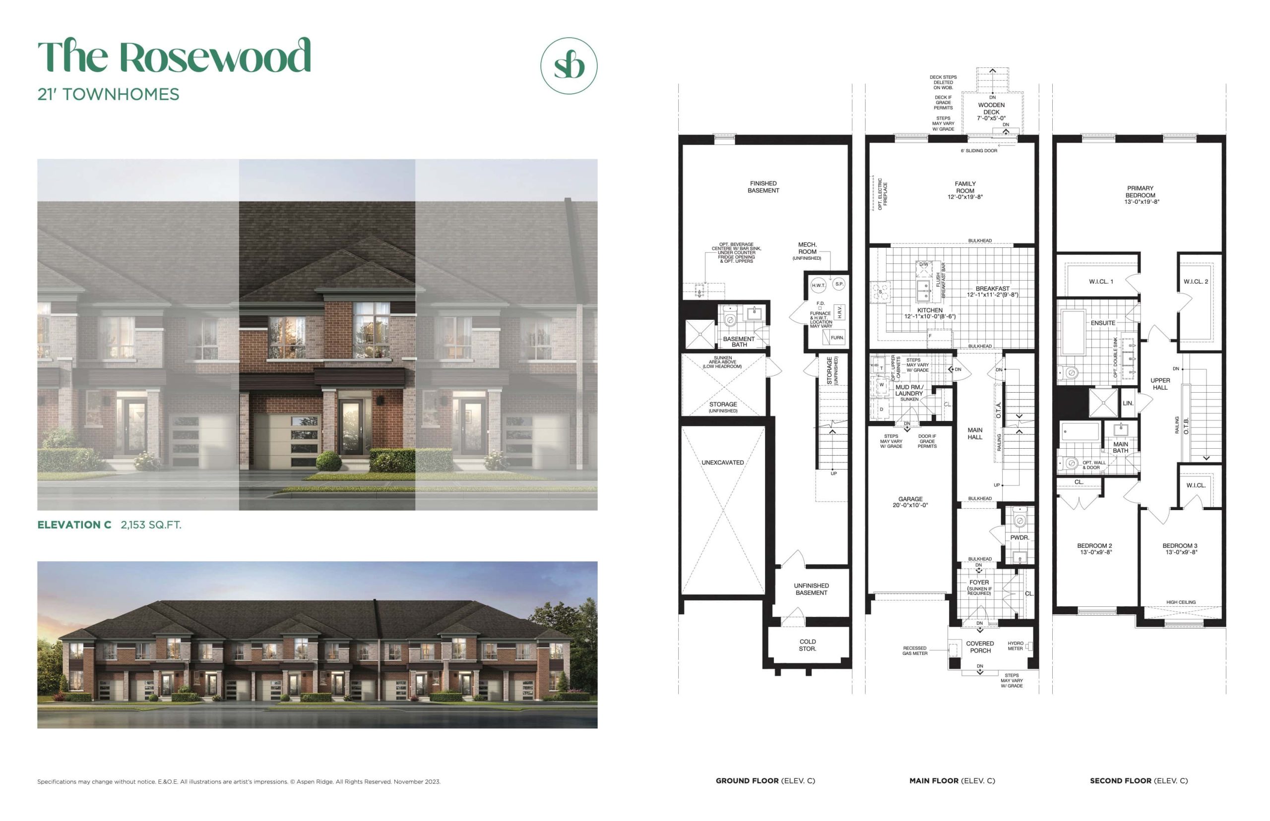 The Rosewood floor plan