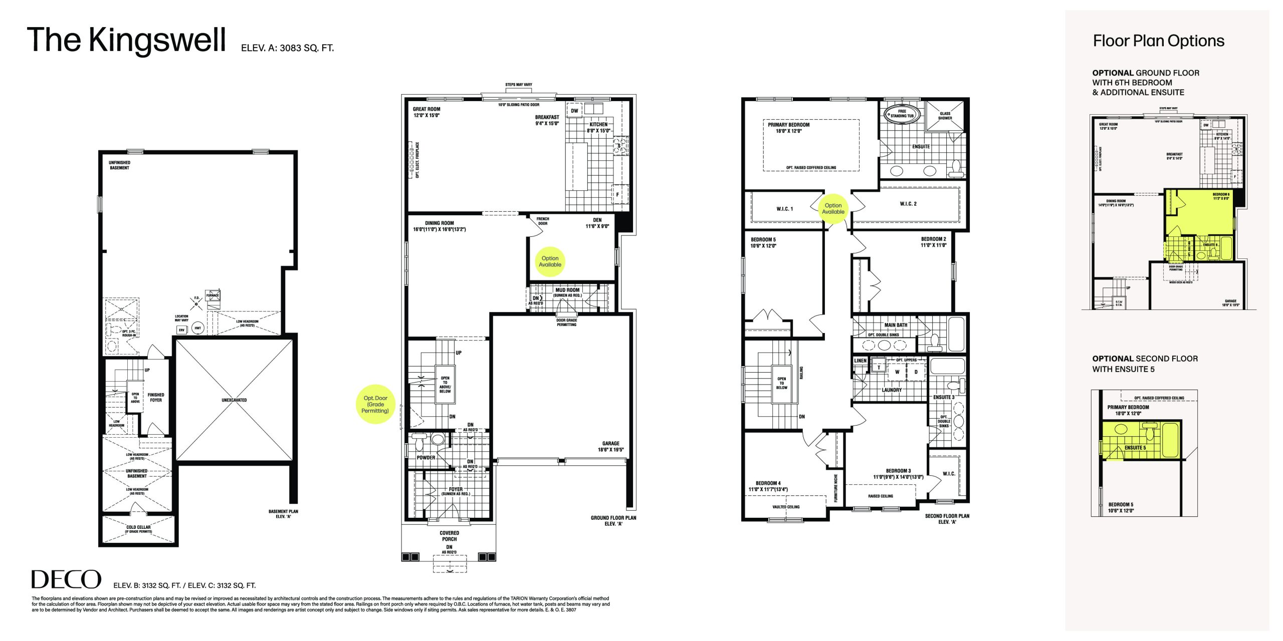 The Kingswell floor plan