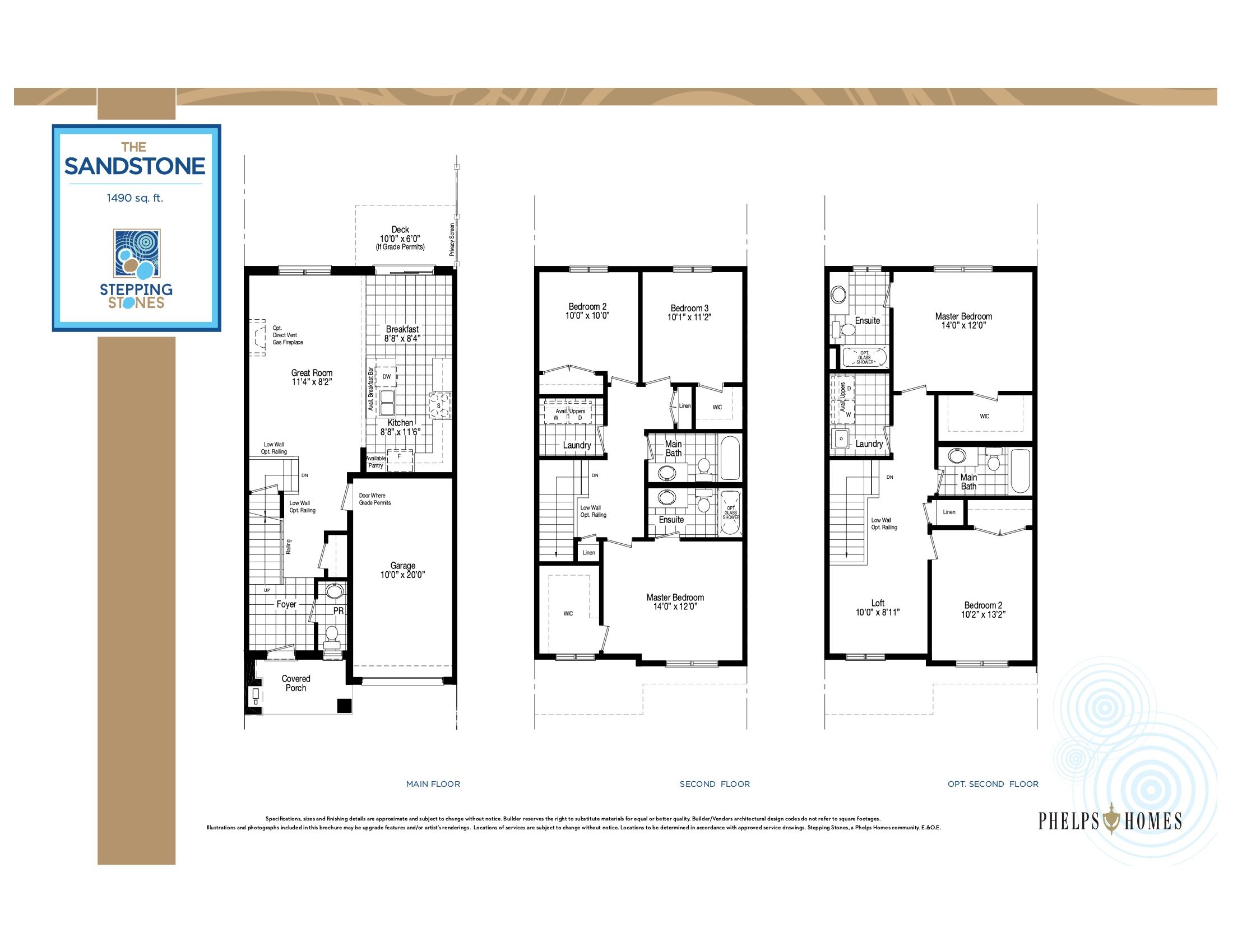 The Sandstone floor plan