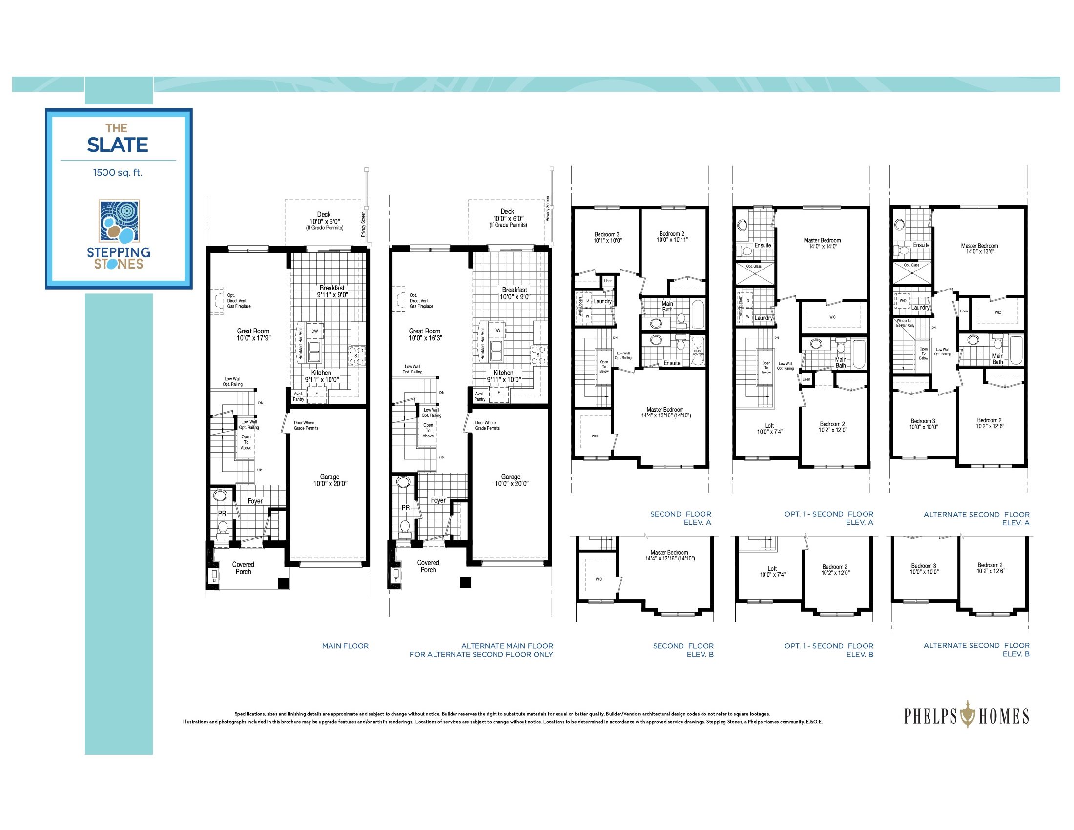 The Slate floor plan