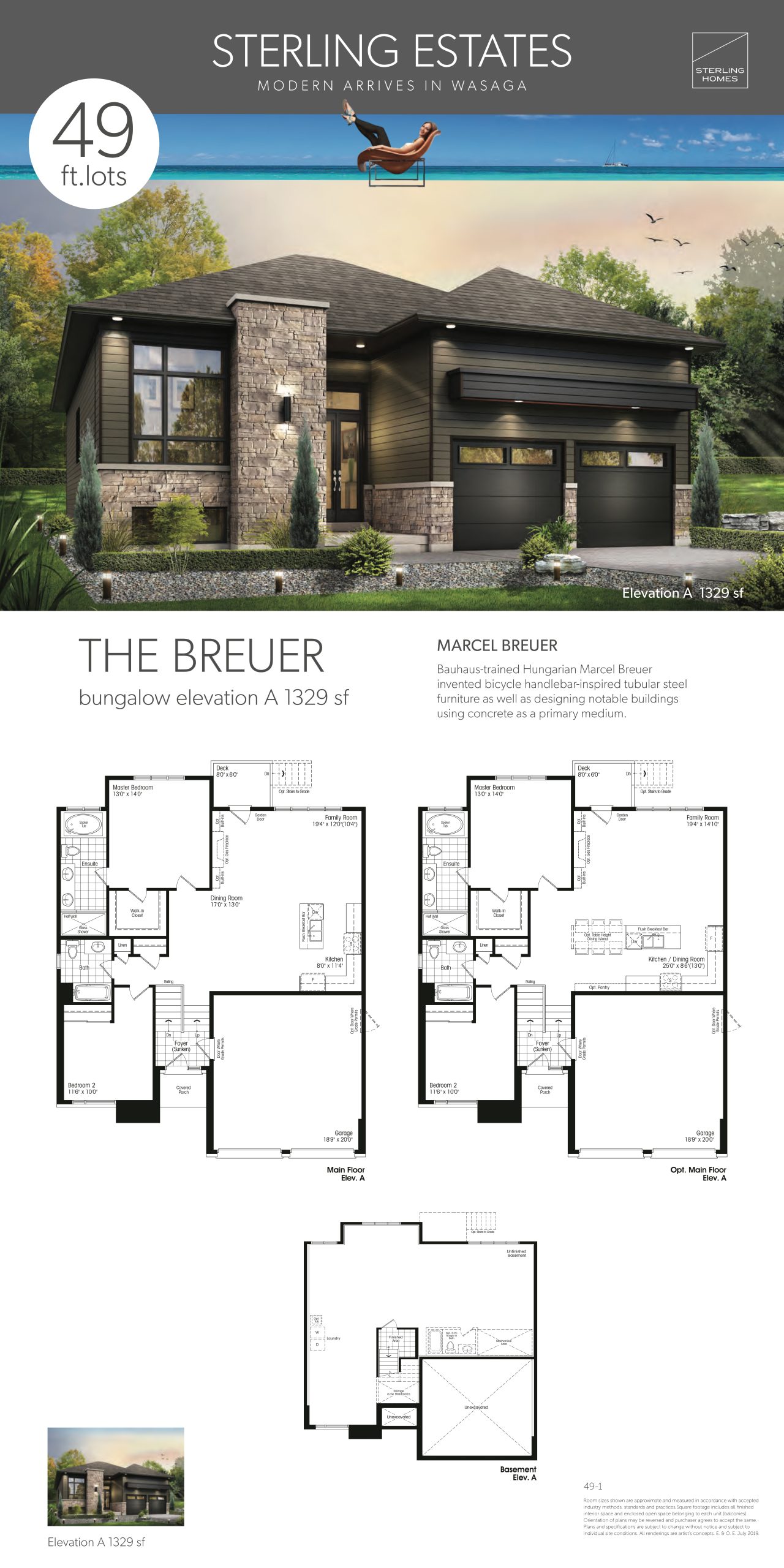 The Breuer floor plan