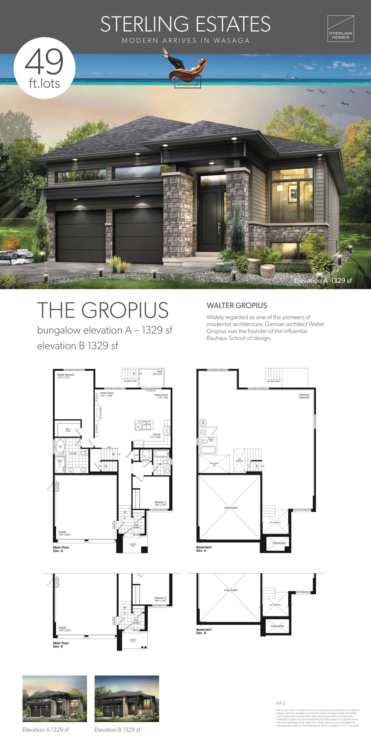 The Gropius floor plan