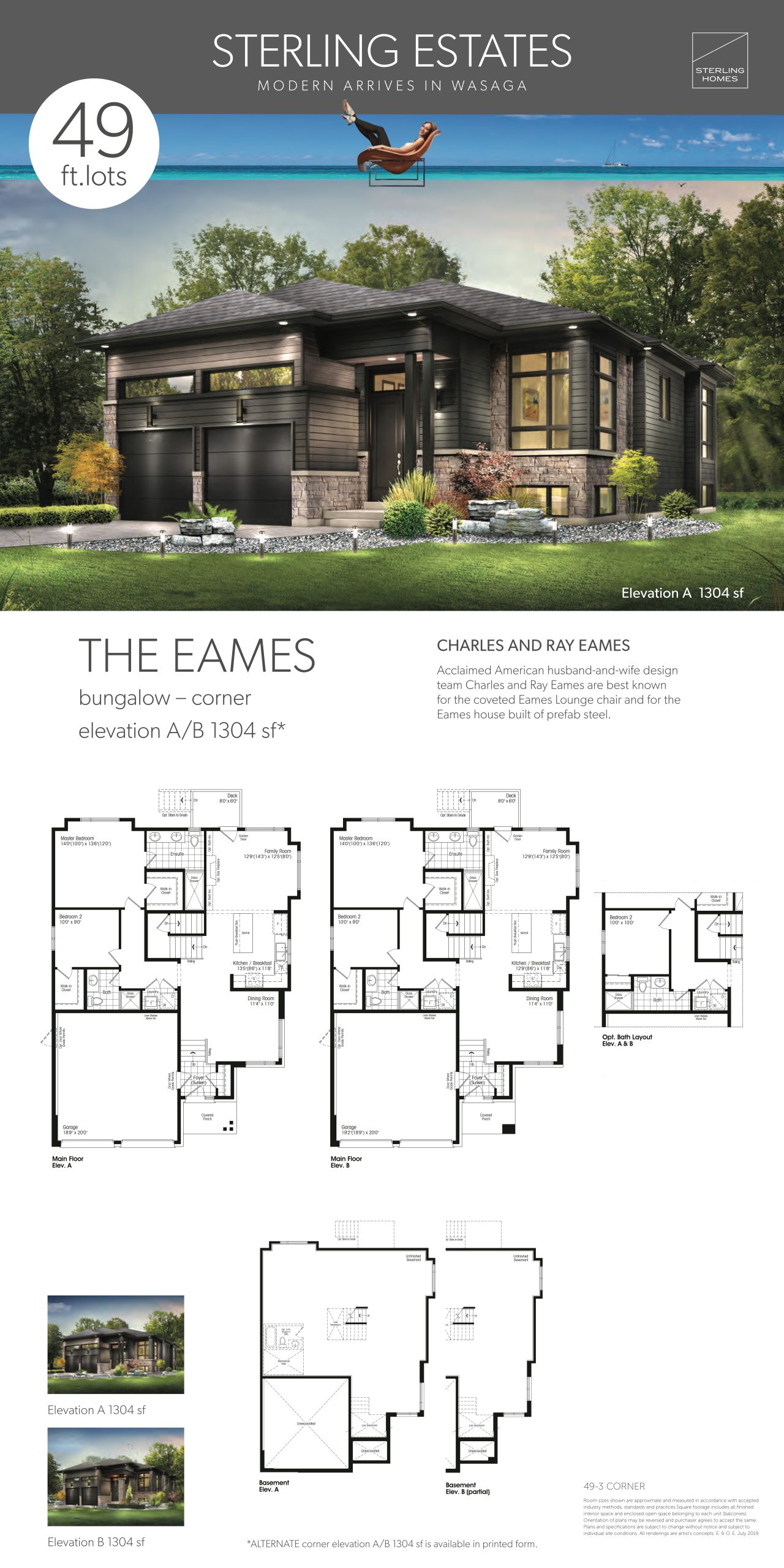 The Eames floor plan
