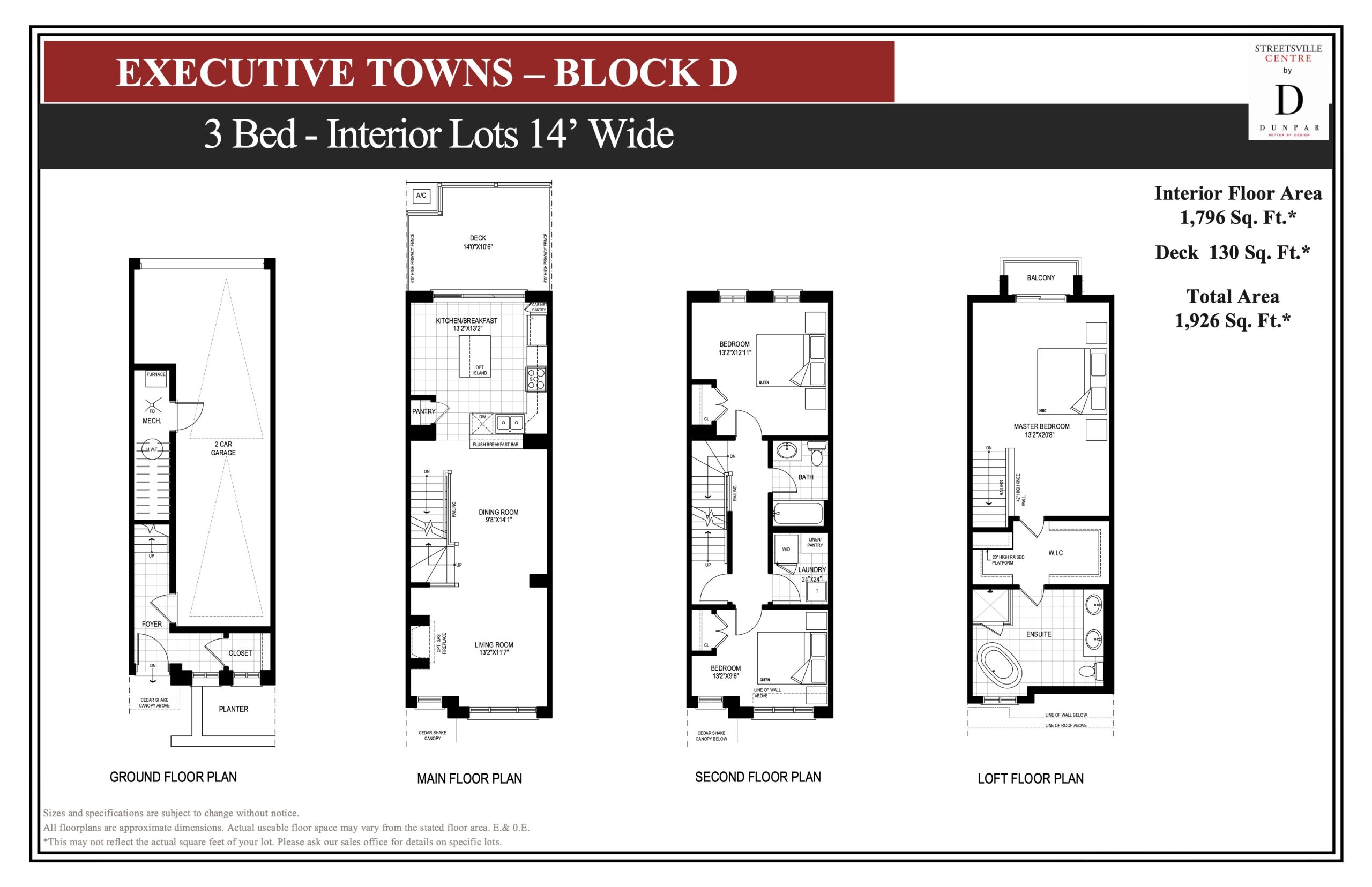 Executive Towns - Block D floor plan