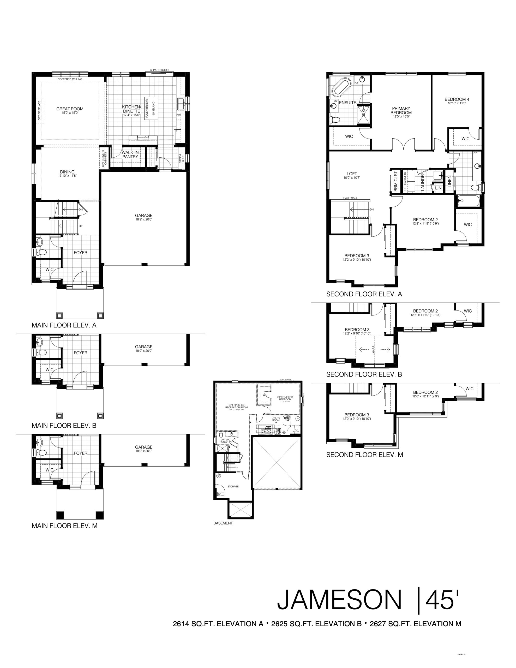 Jameson 45' floor plan