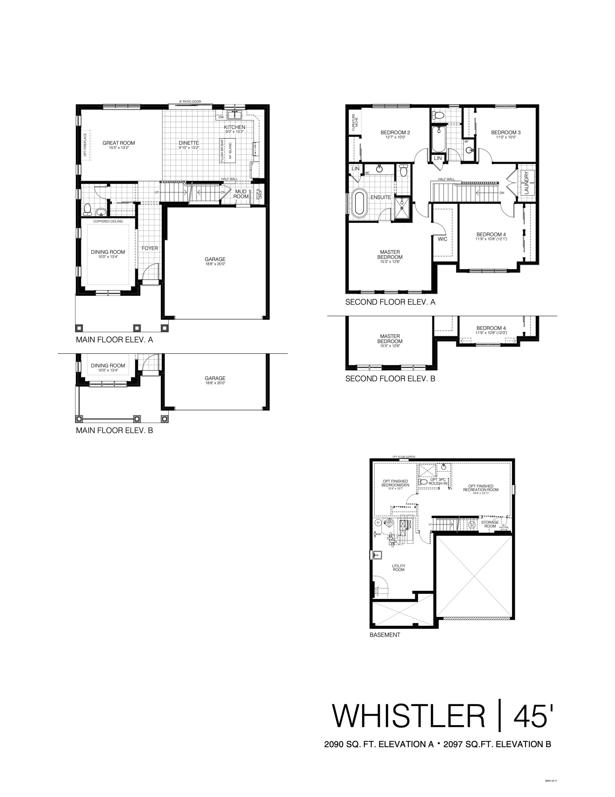 Whistler 45' floor plan