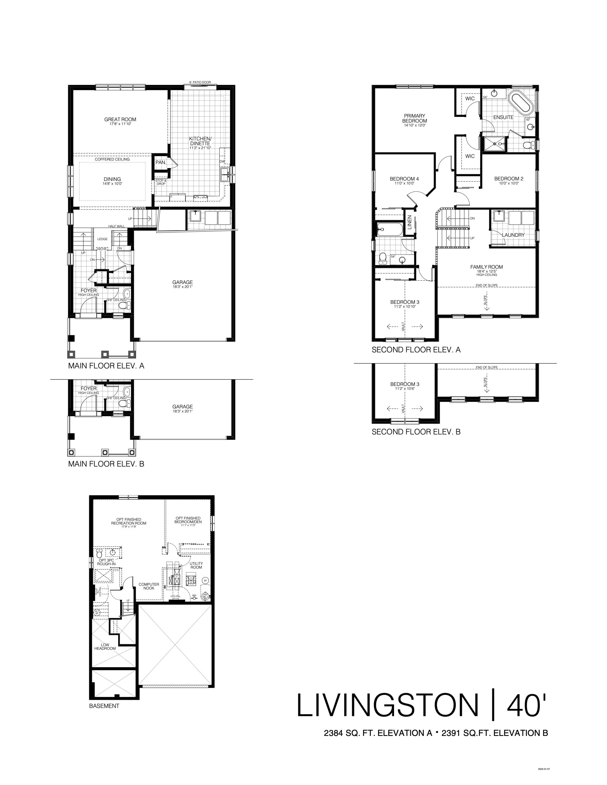 Livingston 40' floor plan