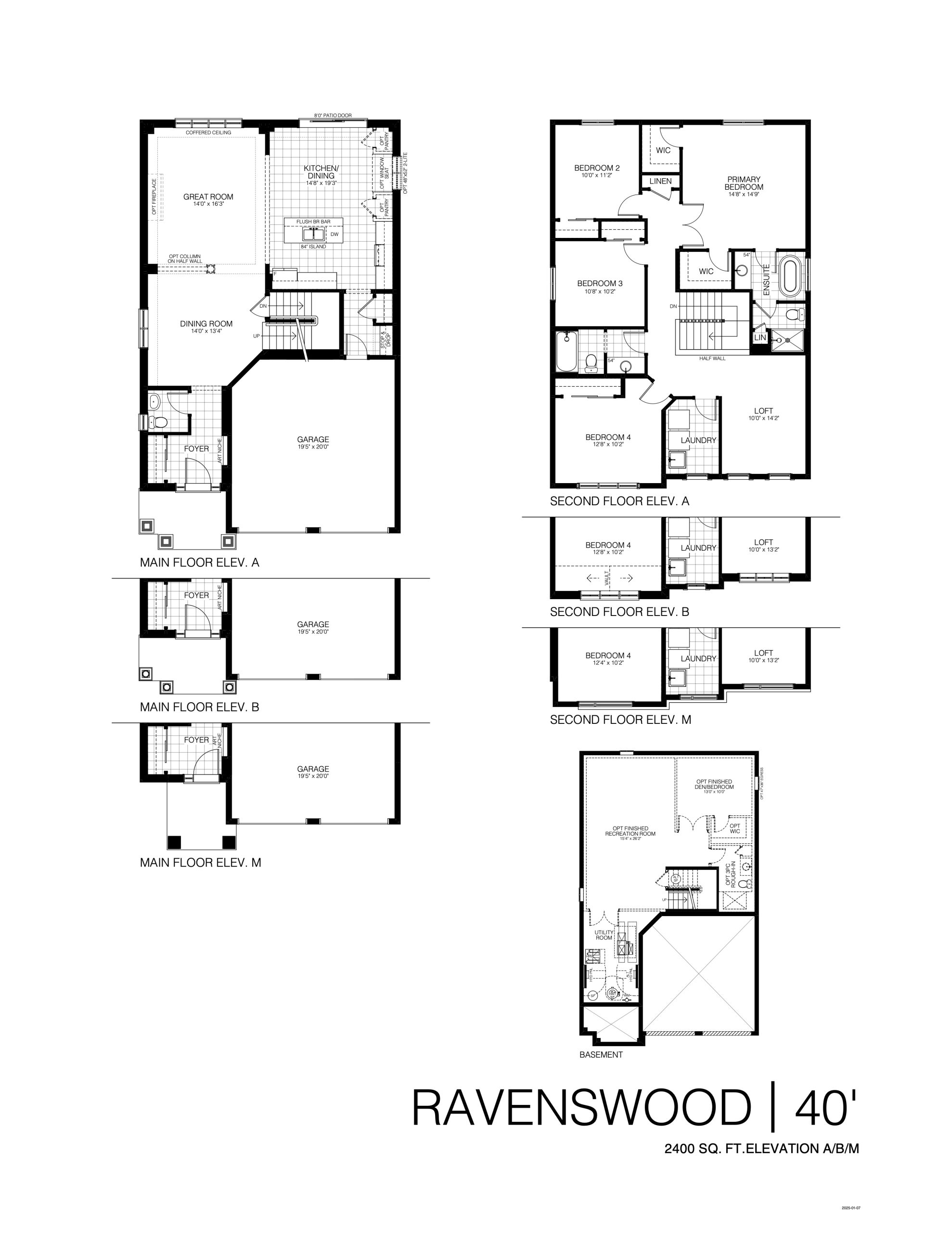 Ravenswood 40' floor plan