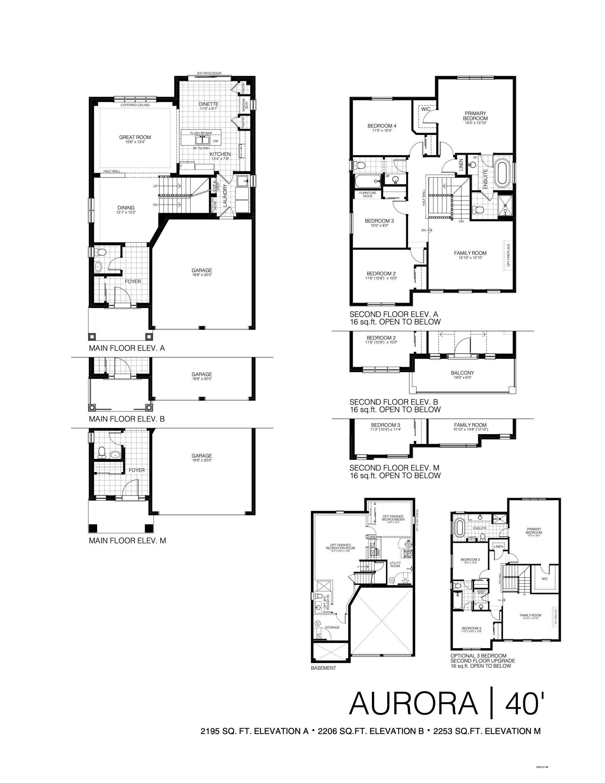 Aurora 40' floor plan