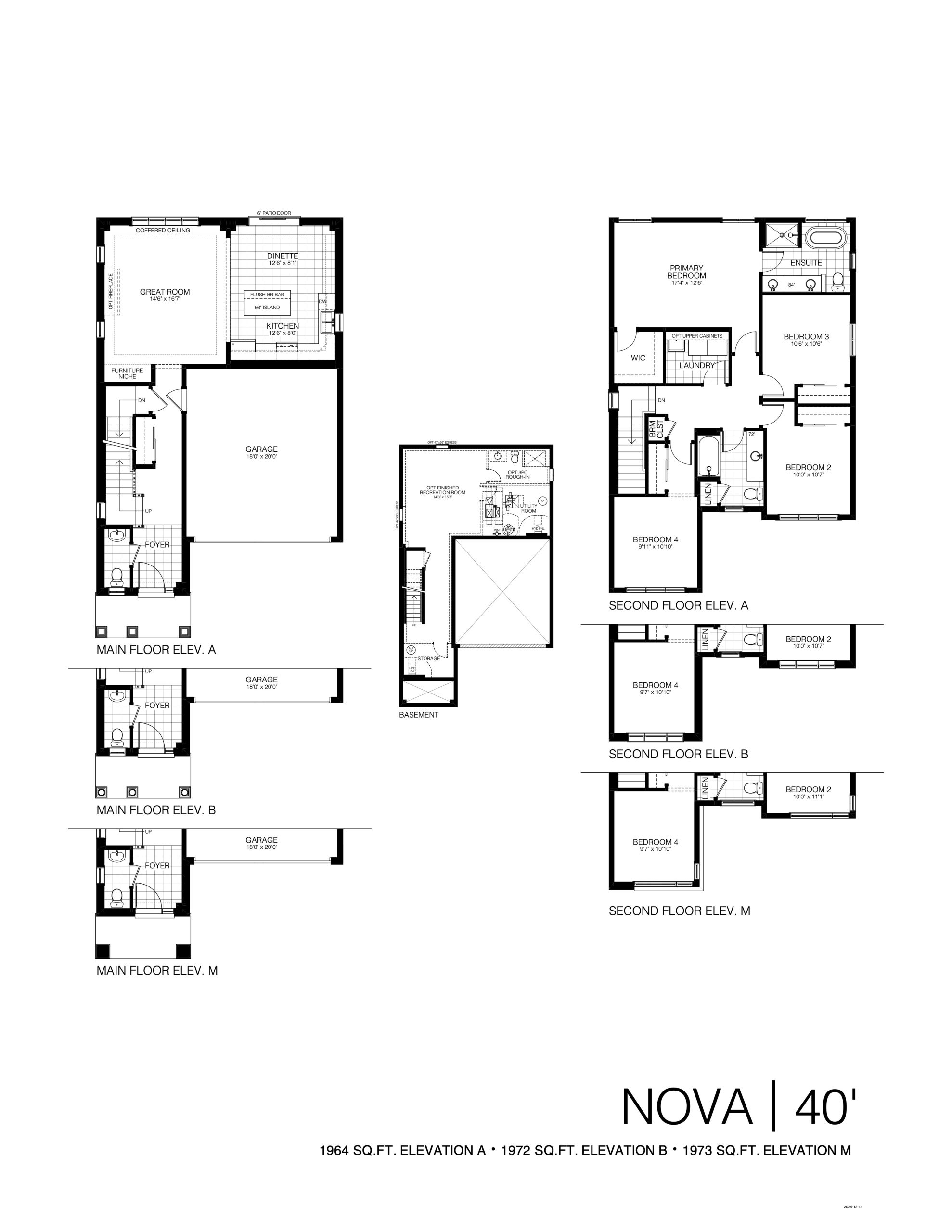 Nova 40' floor plan