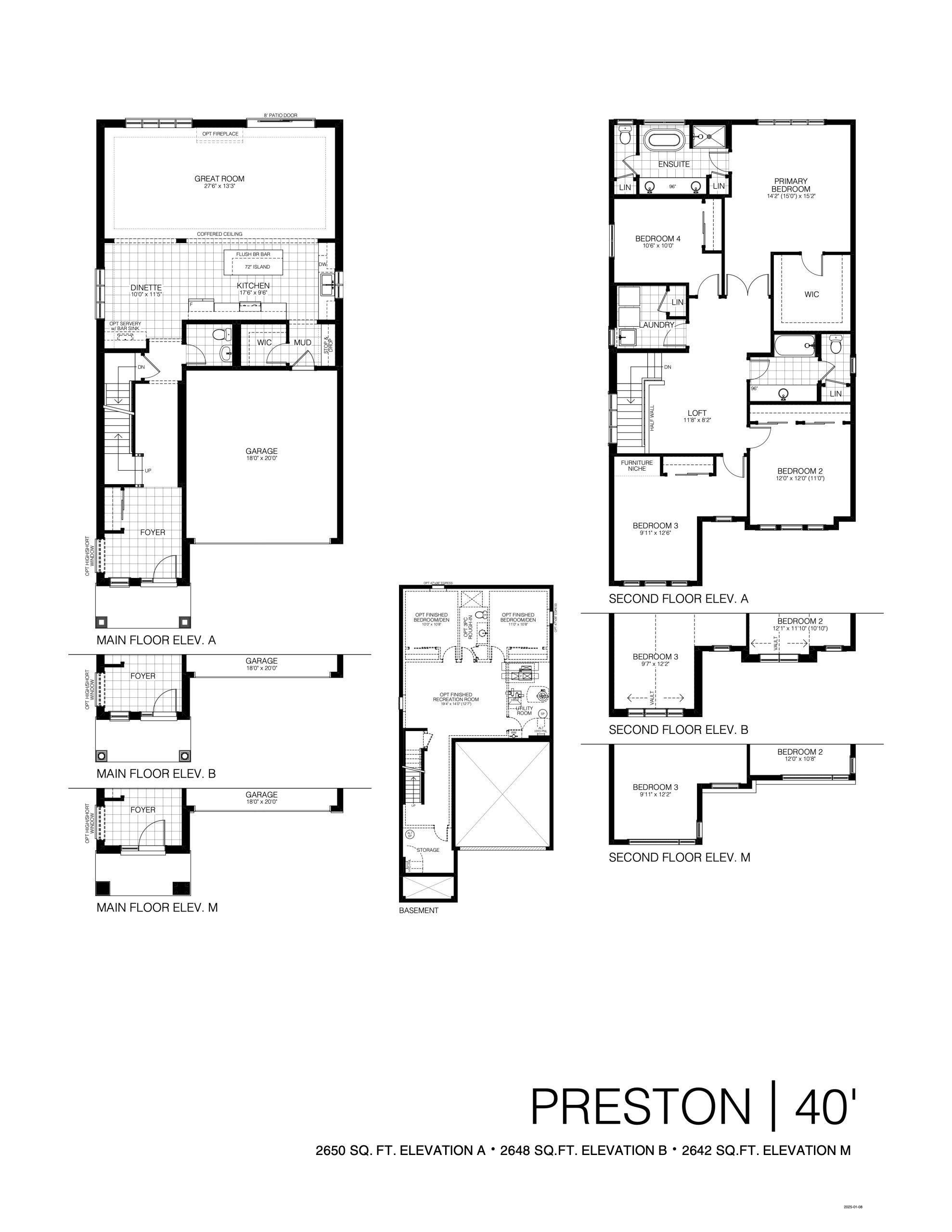 Preston 40' floor plan