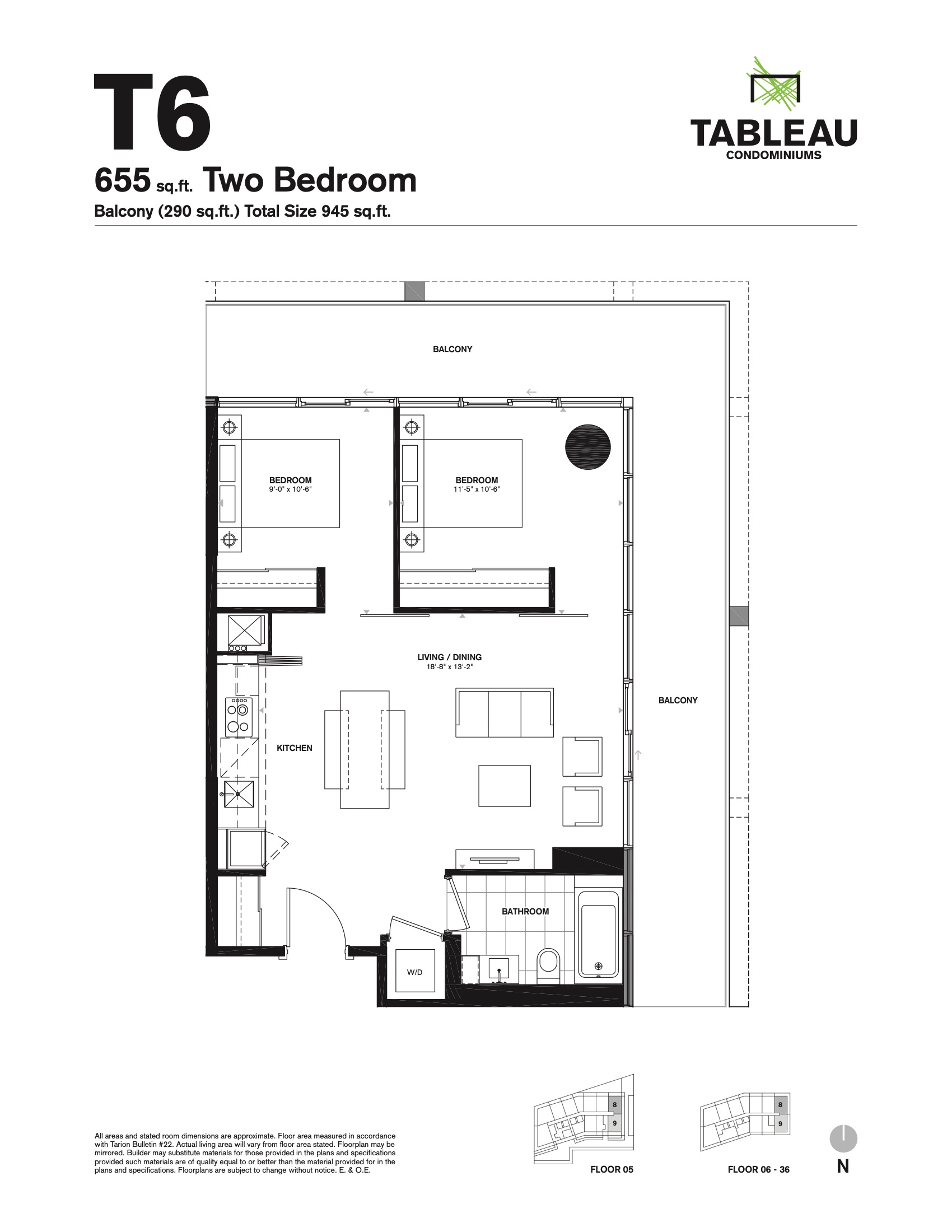 T6 floor plan