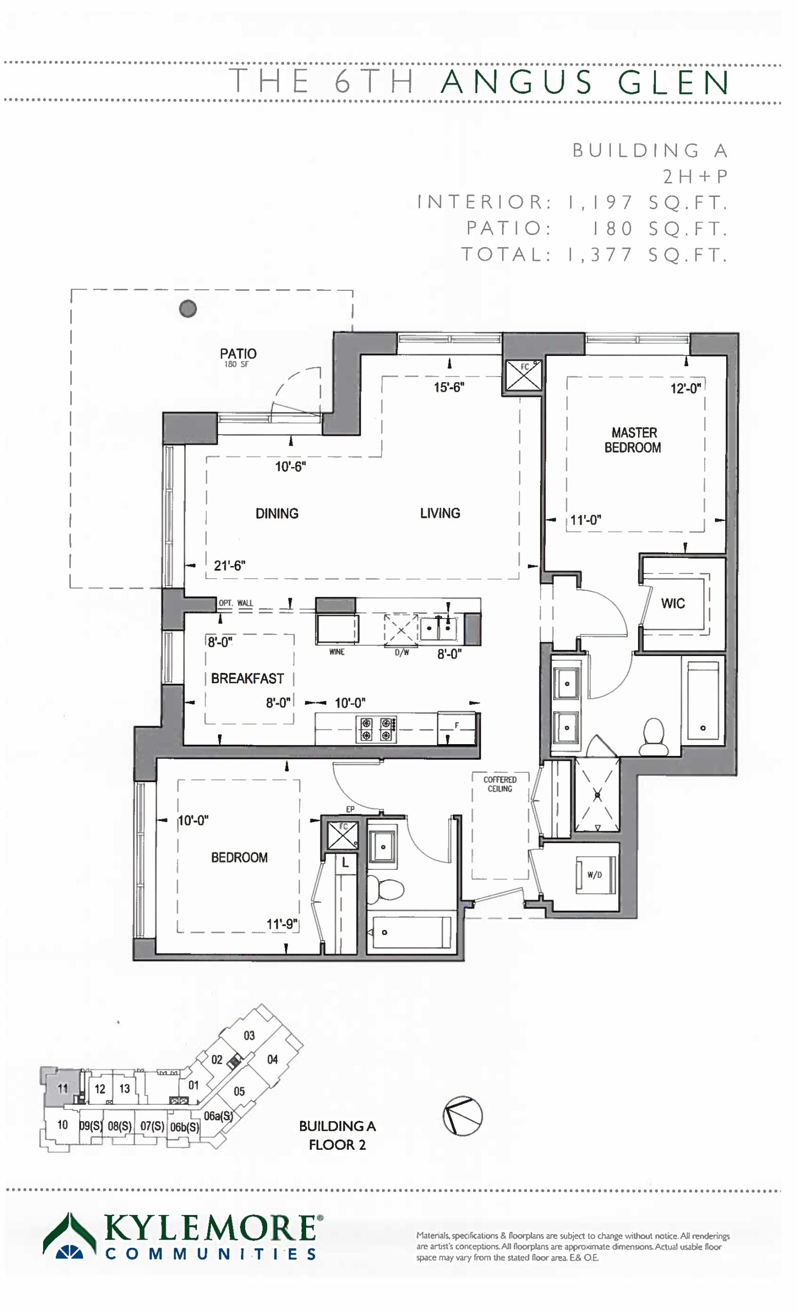 2H+P floor plan