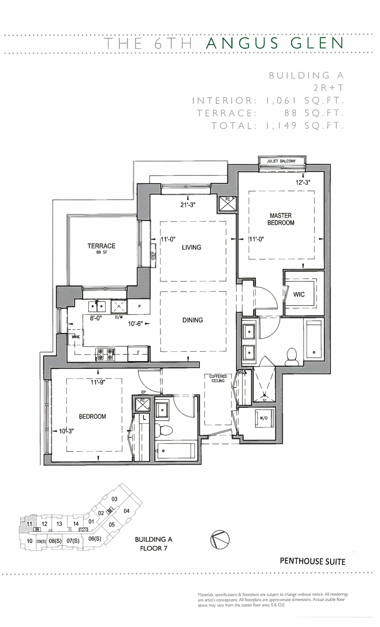 2R+T floor plan