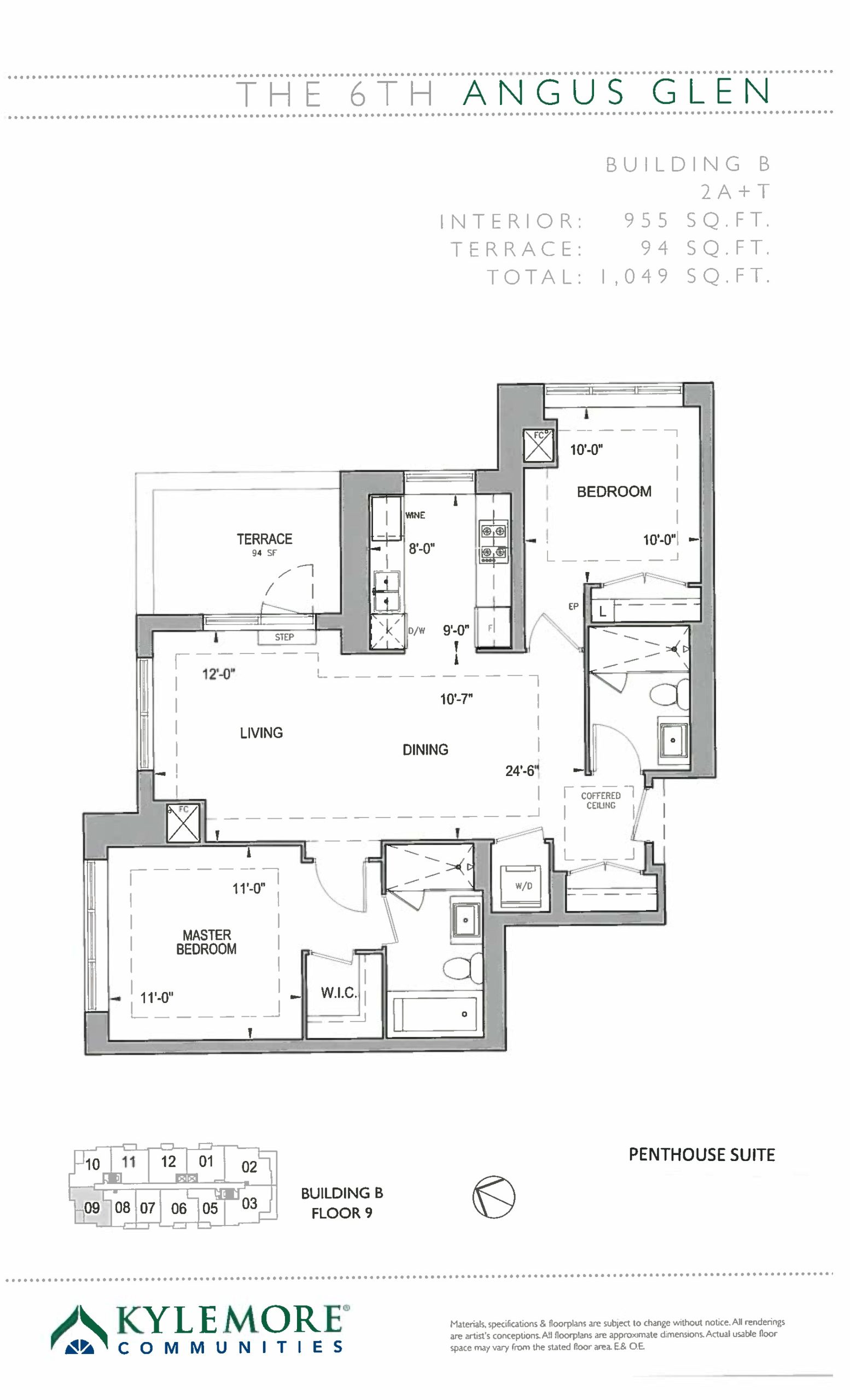 2A+T floor plan