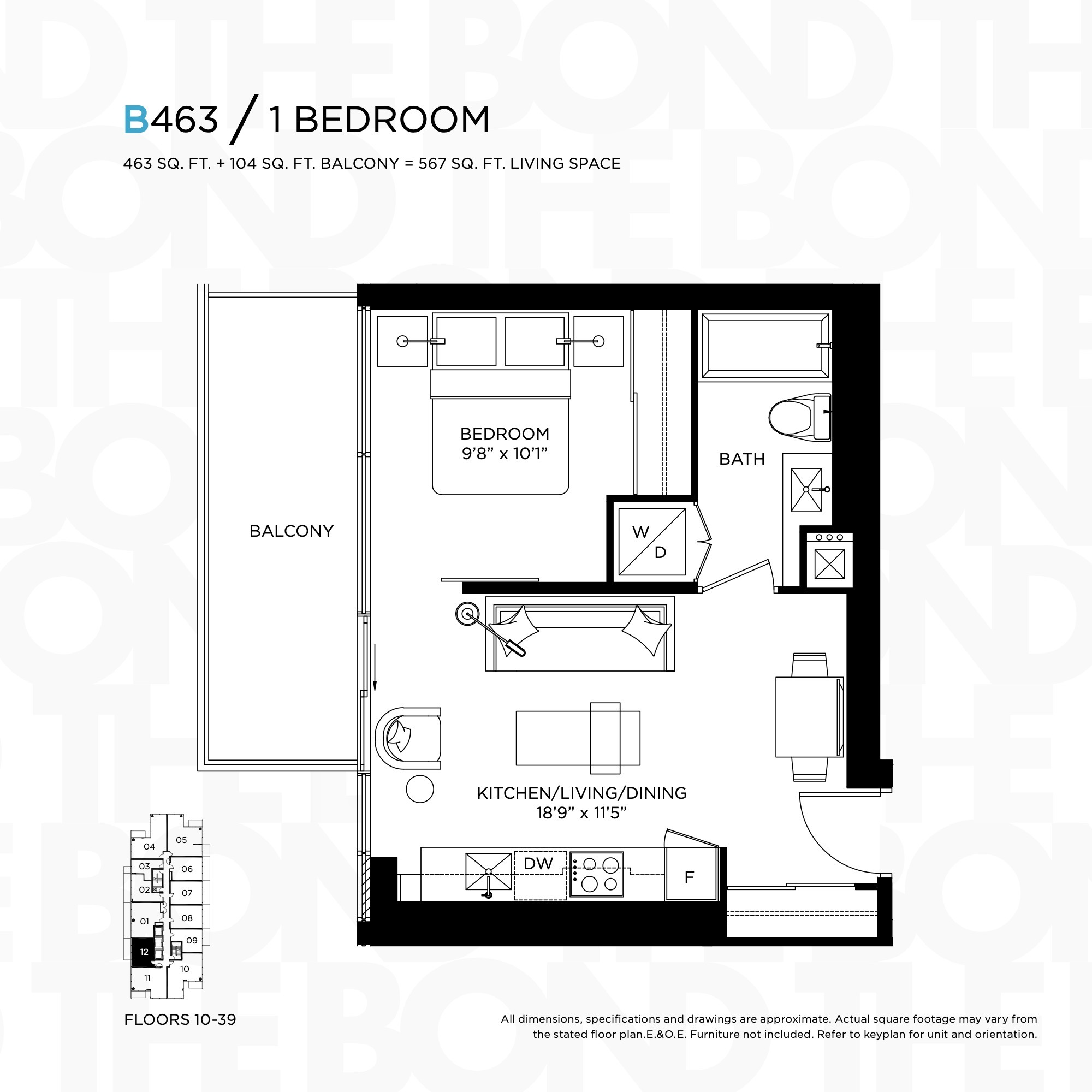 B463 floor plan