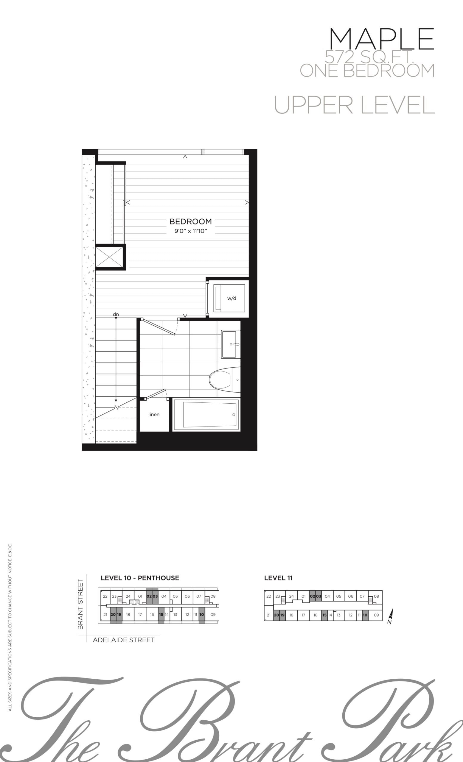 Maple - Upper Level (2/2) floor plan