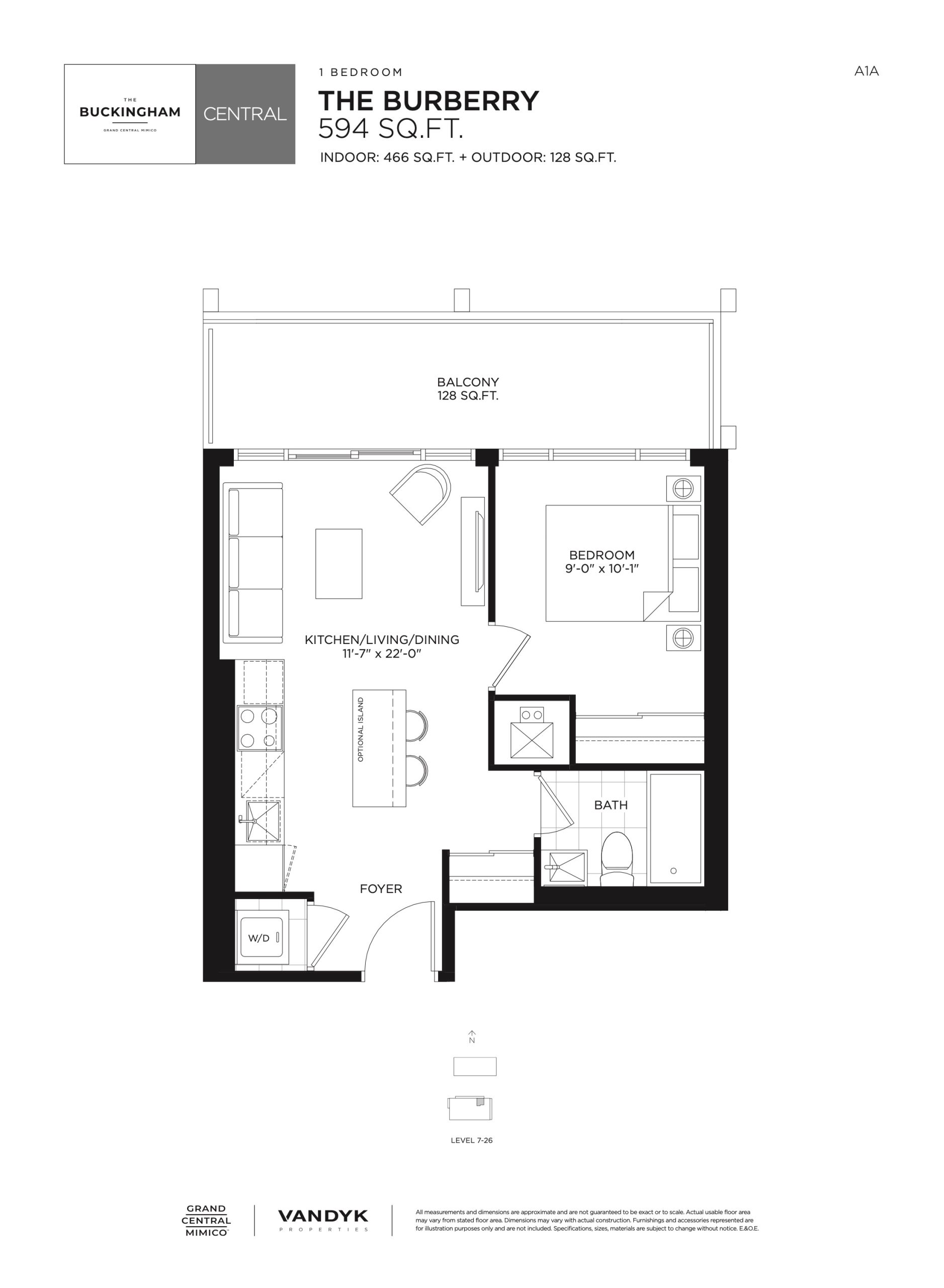 The Burberry floor plan