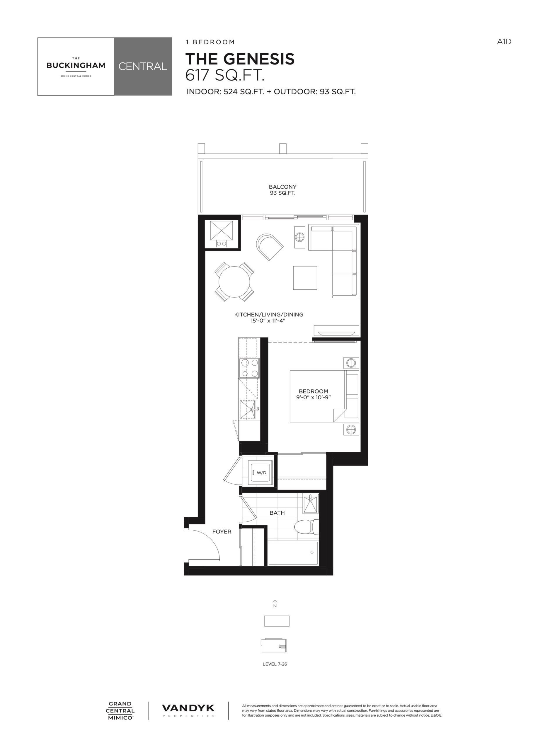 The Genesis floor plan