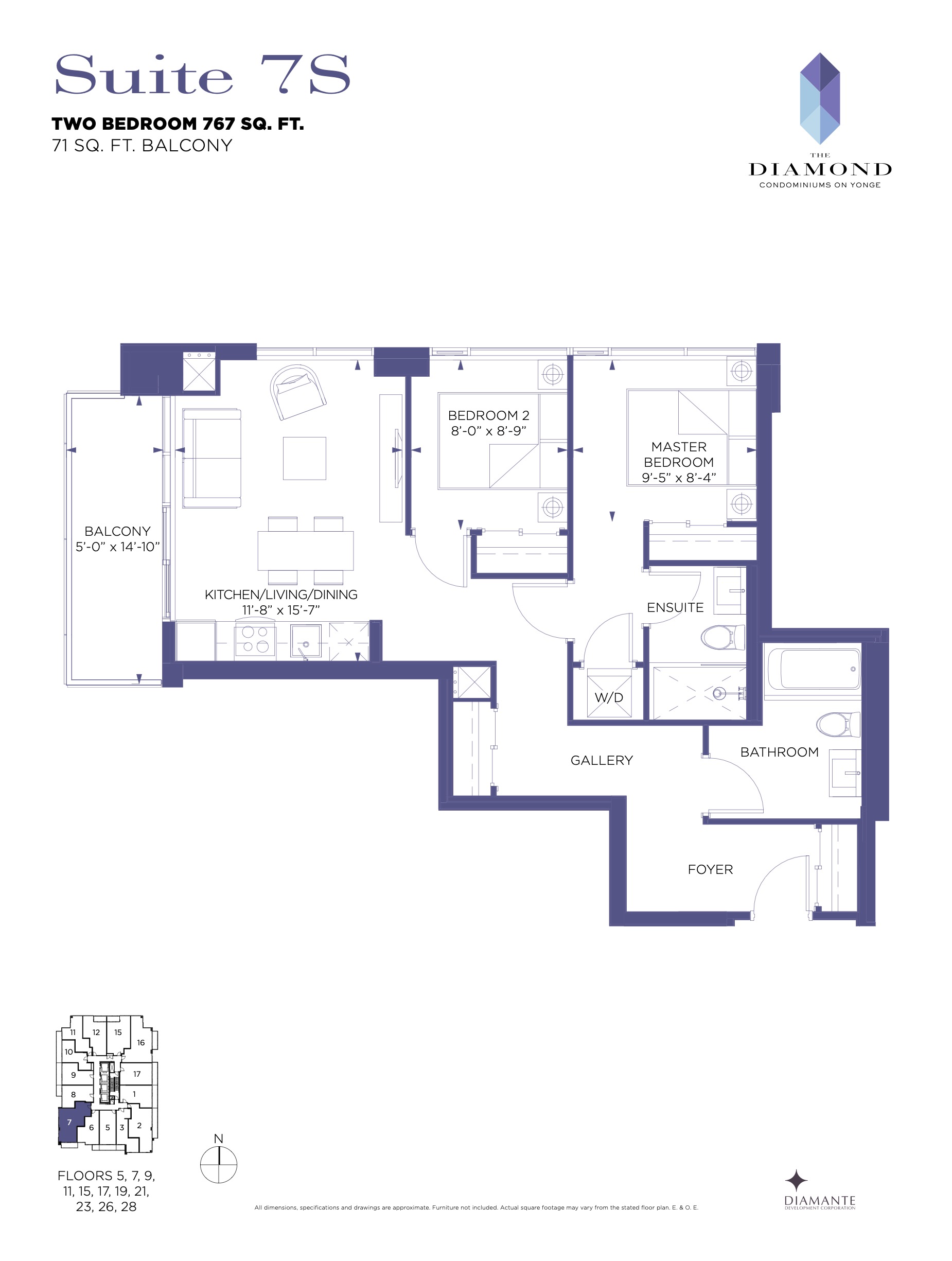 Suite 7S floor plan
