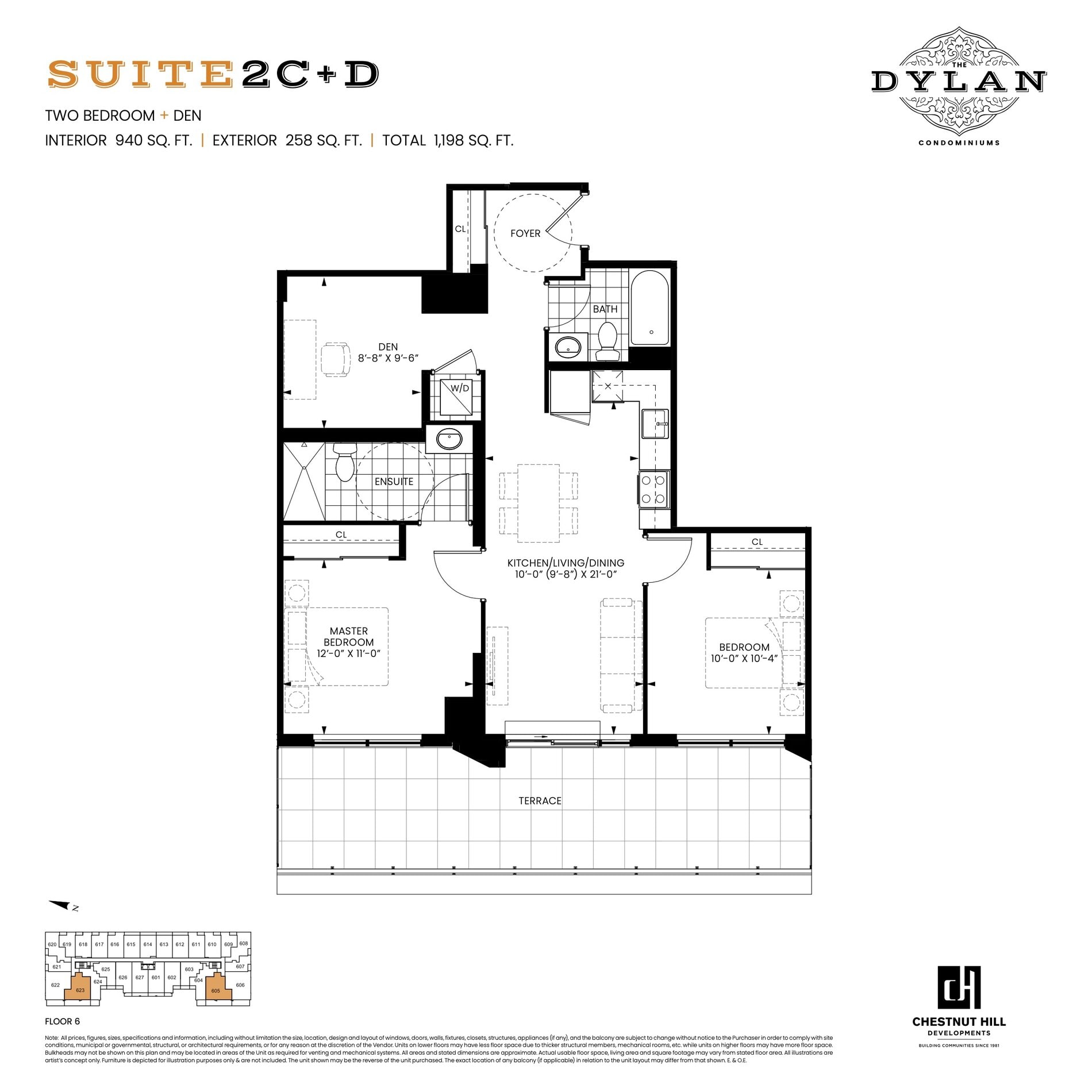 Suite 2C+D floor plan