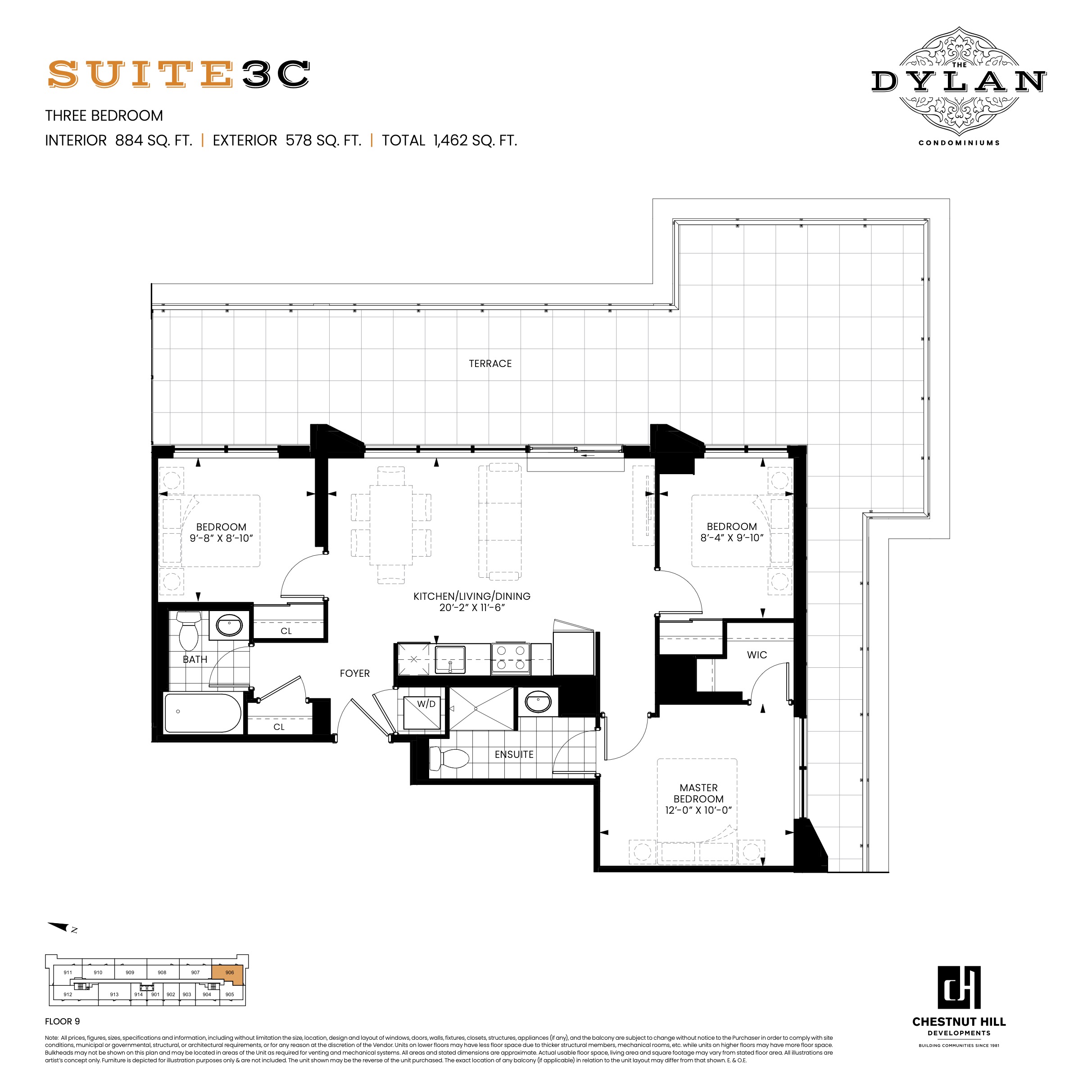 Suite 3C floor plan