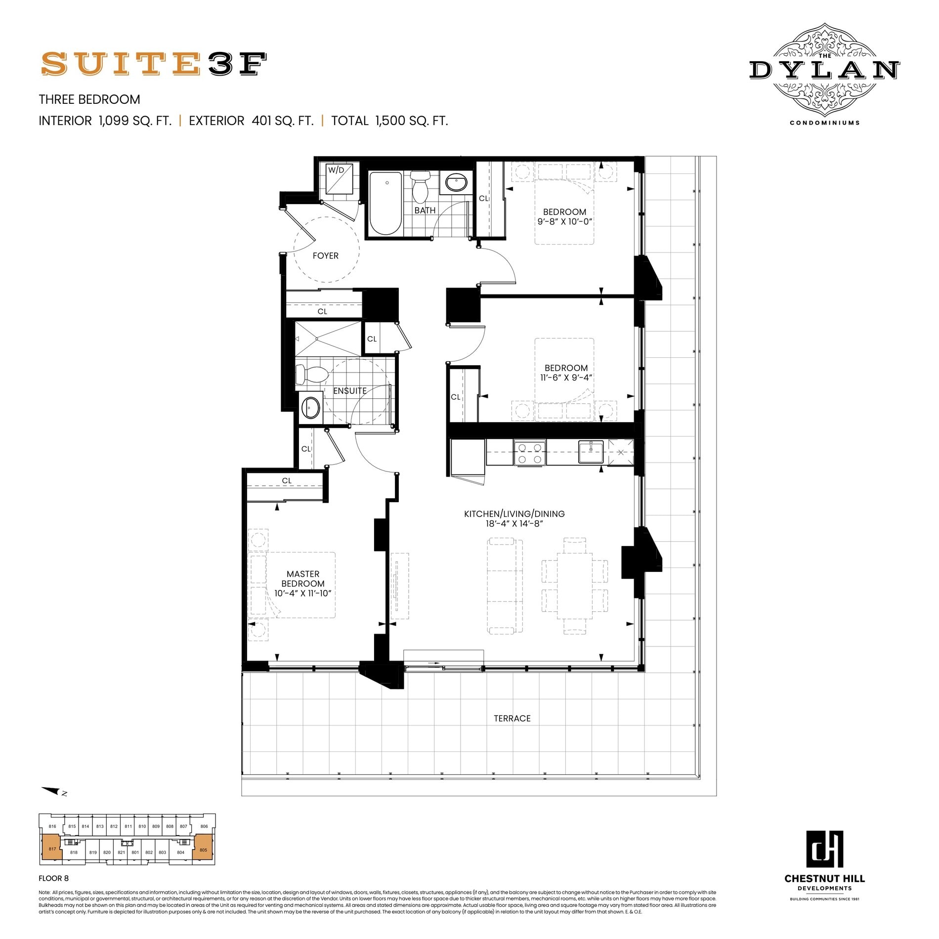 Suite 3F floor plan