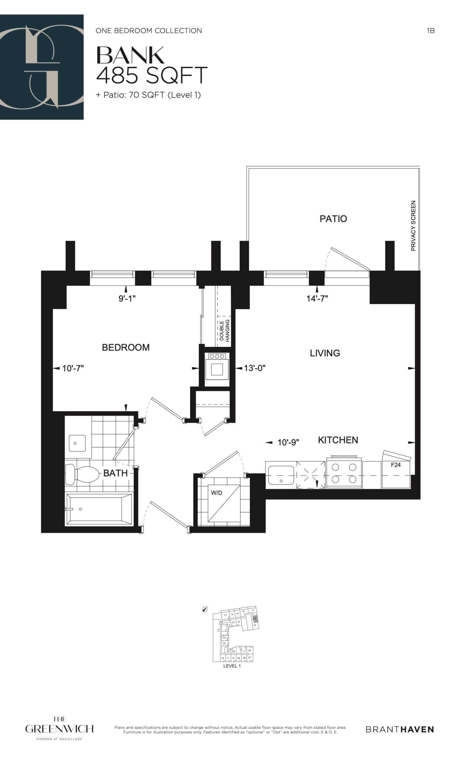 Bank floor plan