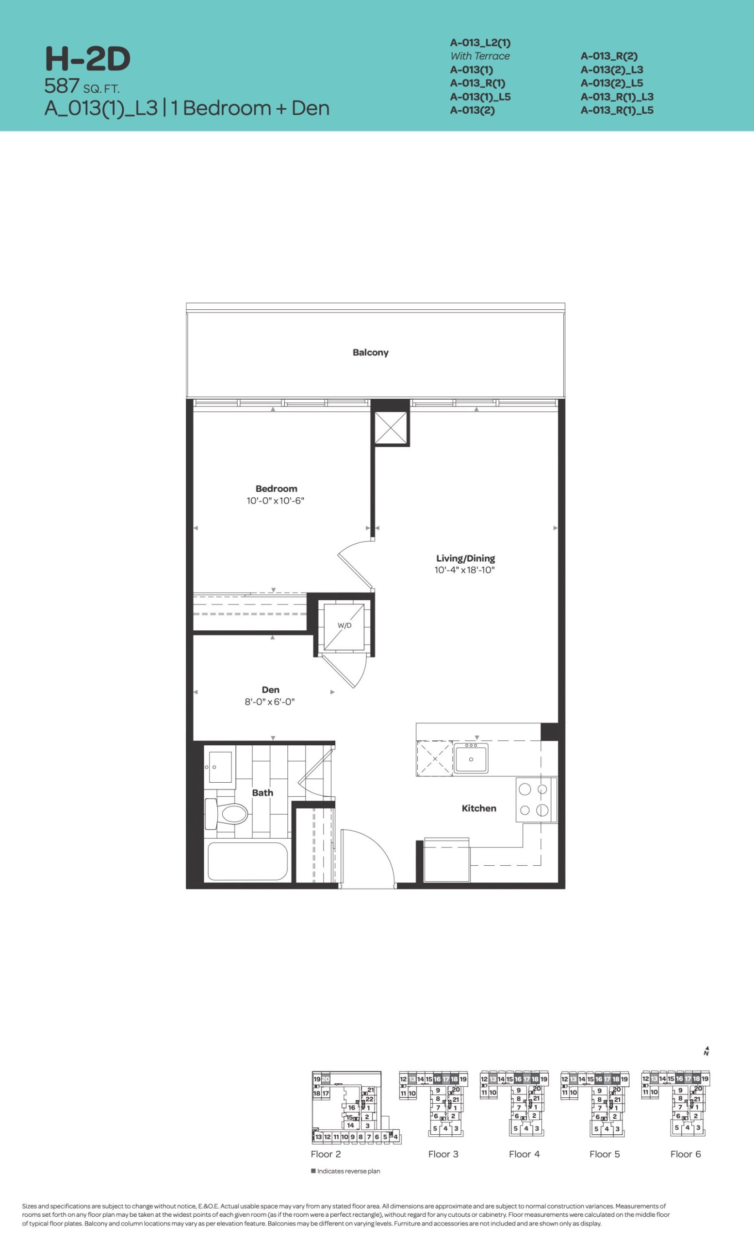 H-2D floor plan
