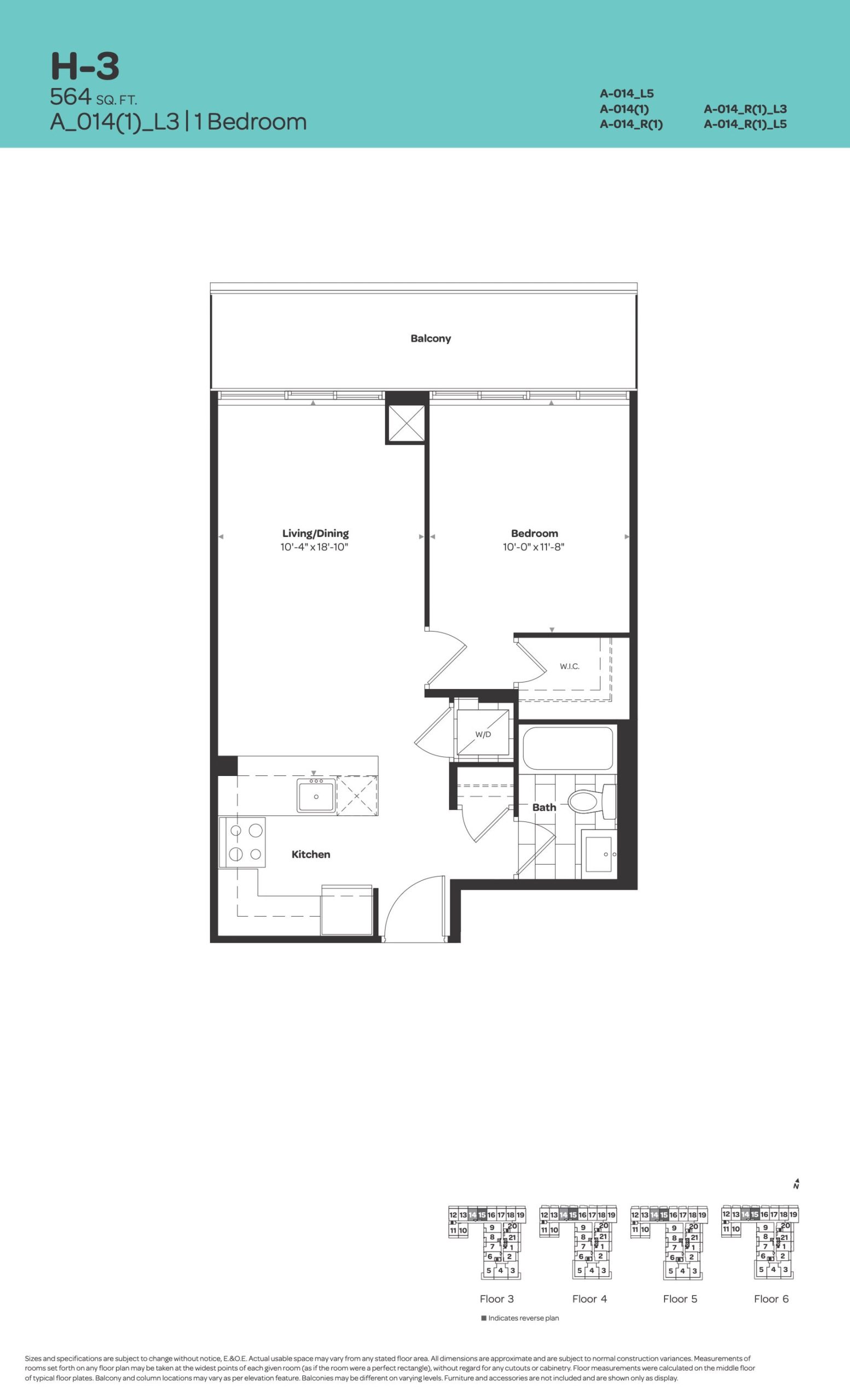H-3 floor plan