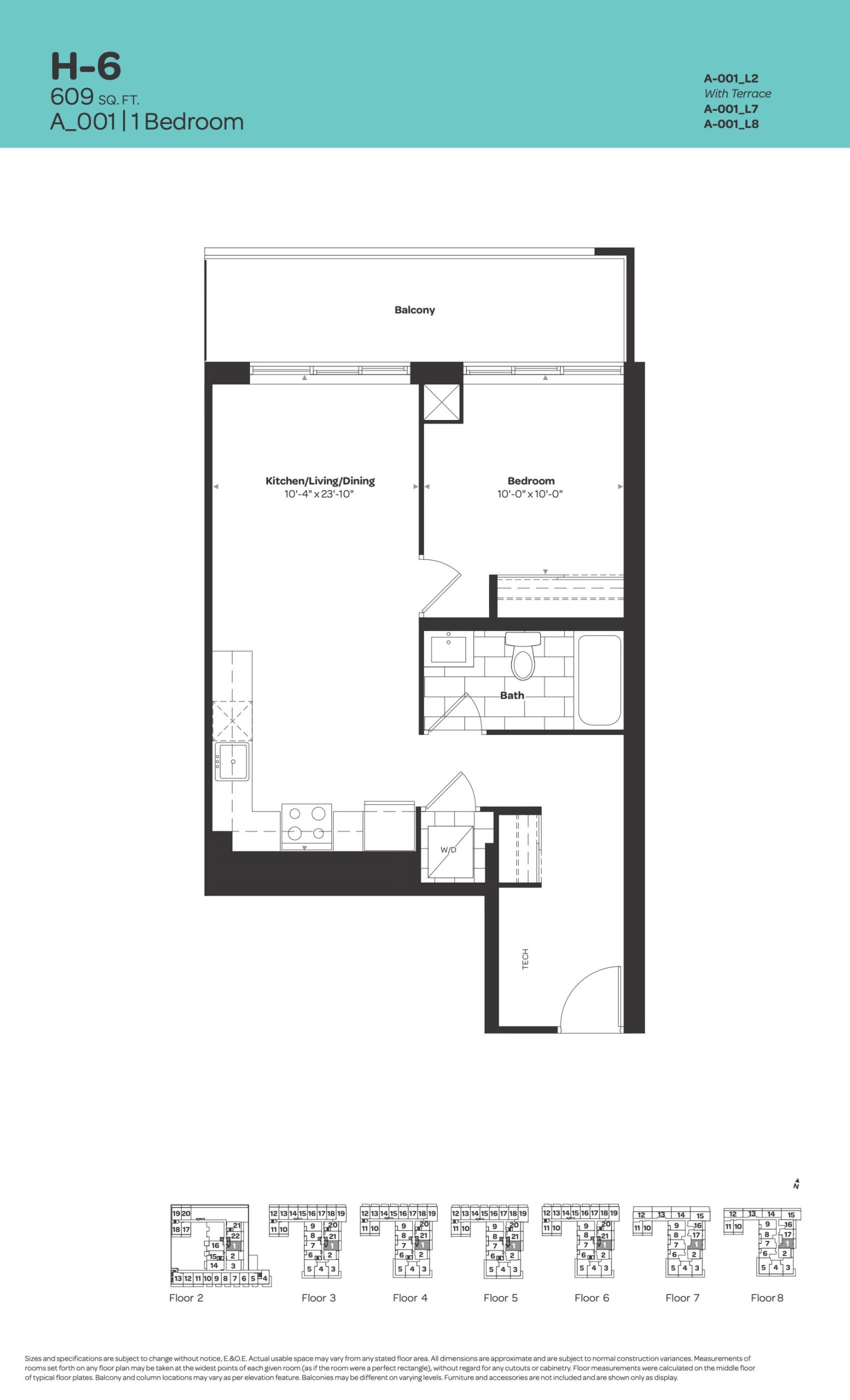 H-6 floor plan