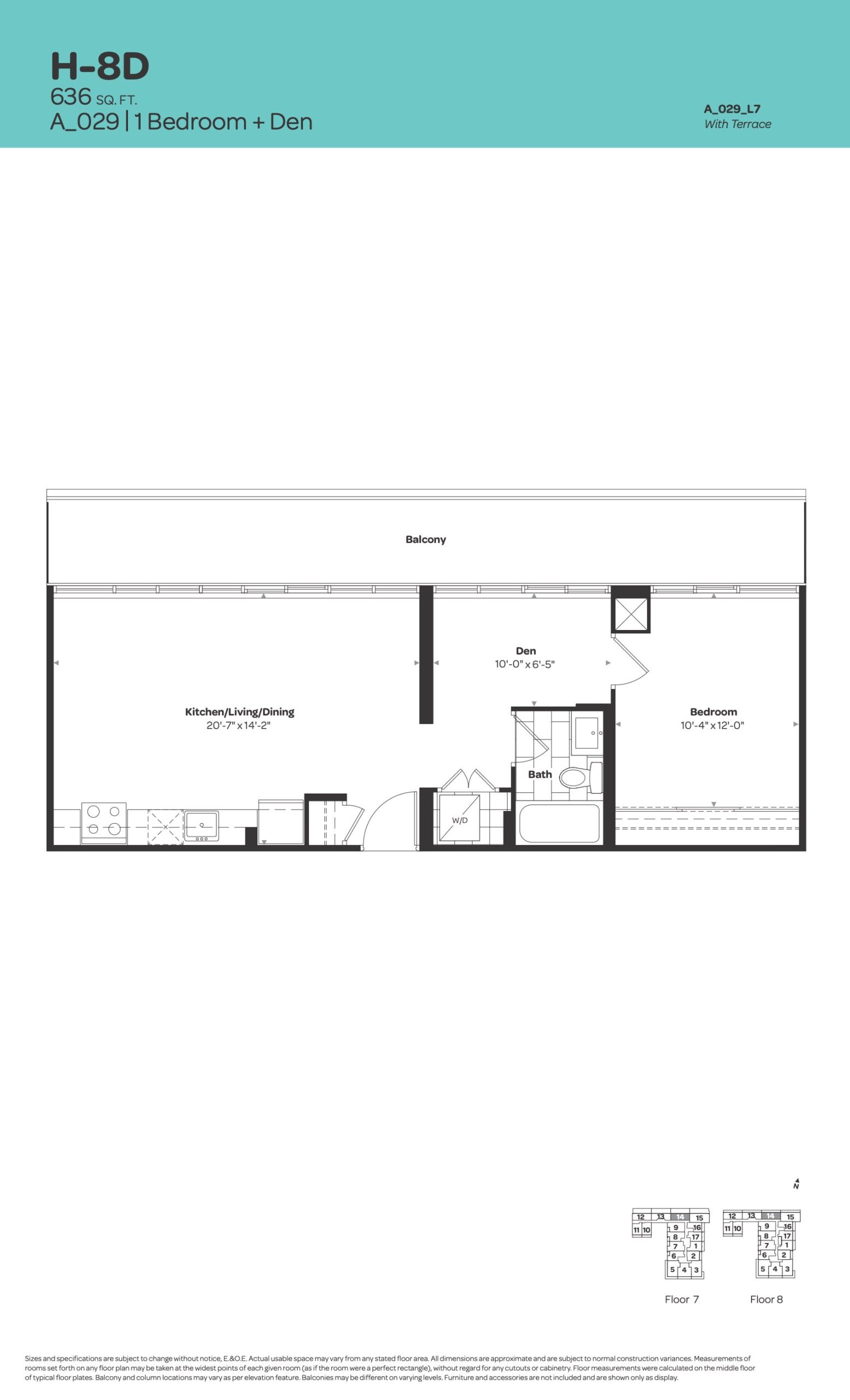 H-8D floor plan