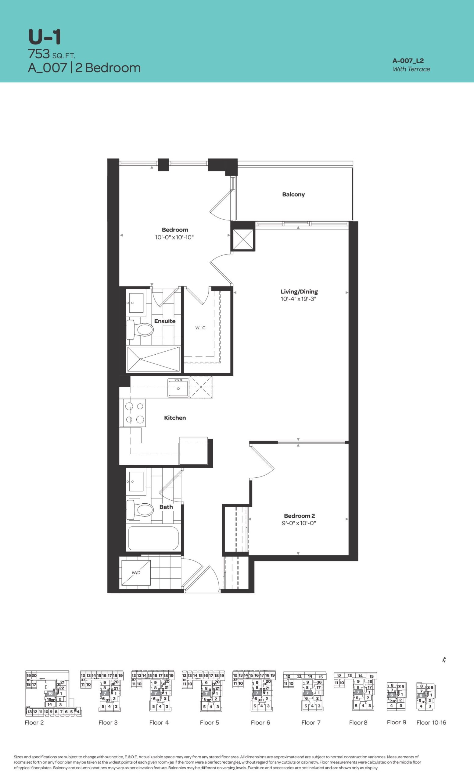 U-1 floor plan