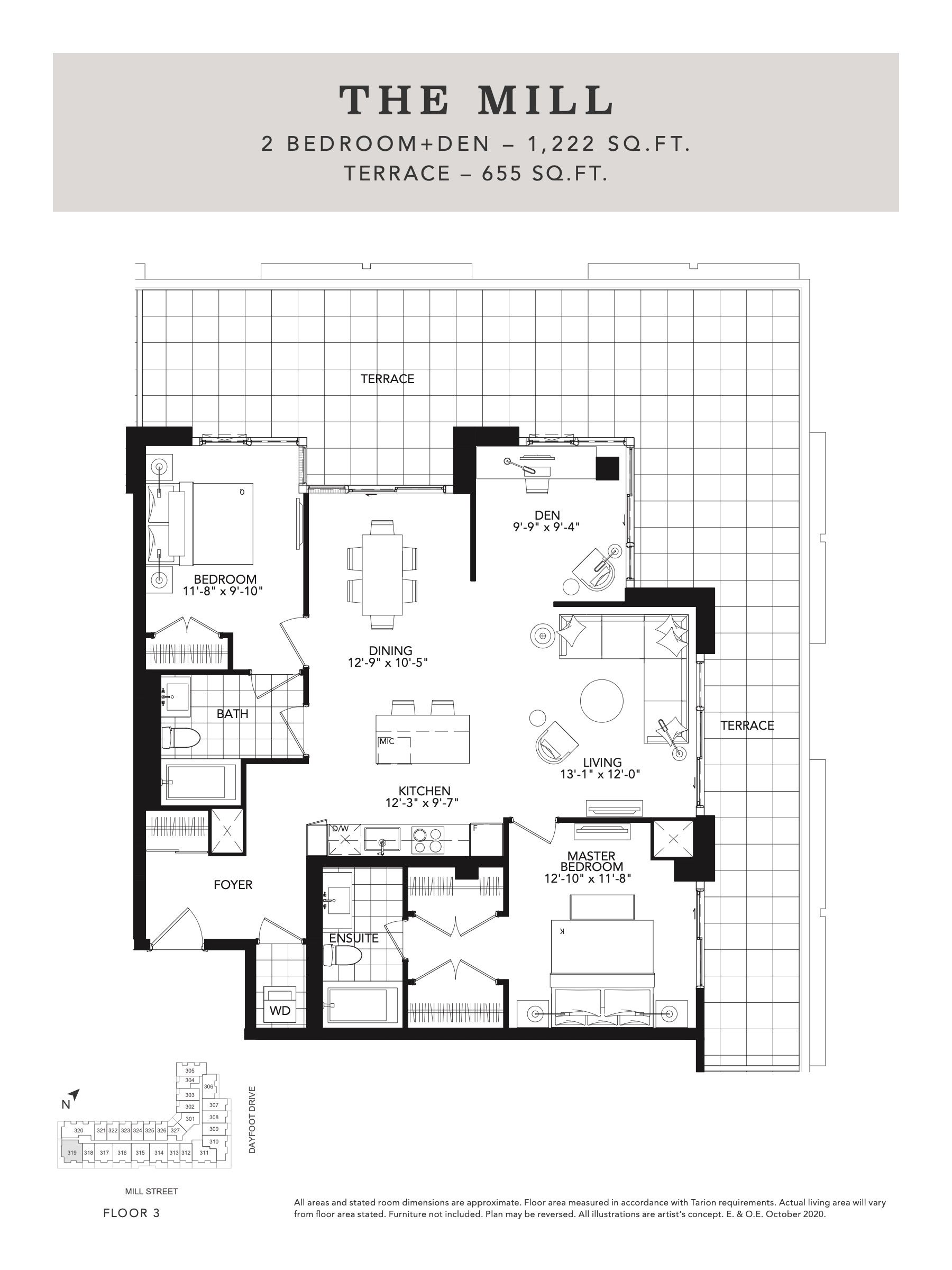 The Mill floor plan