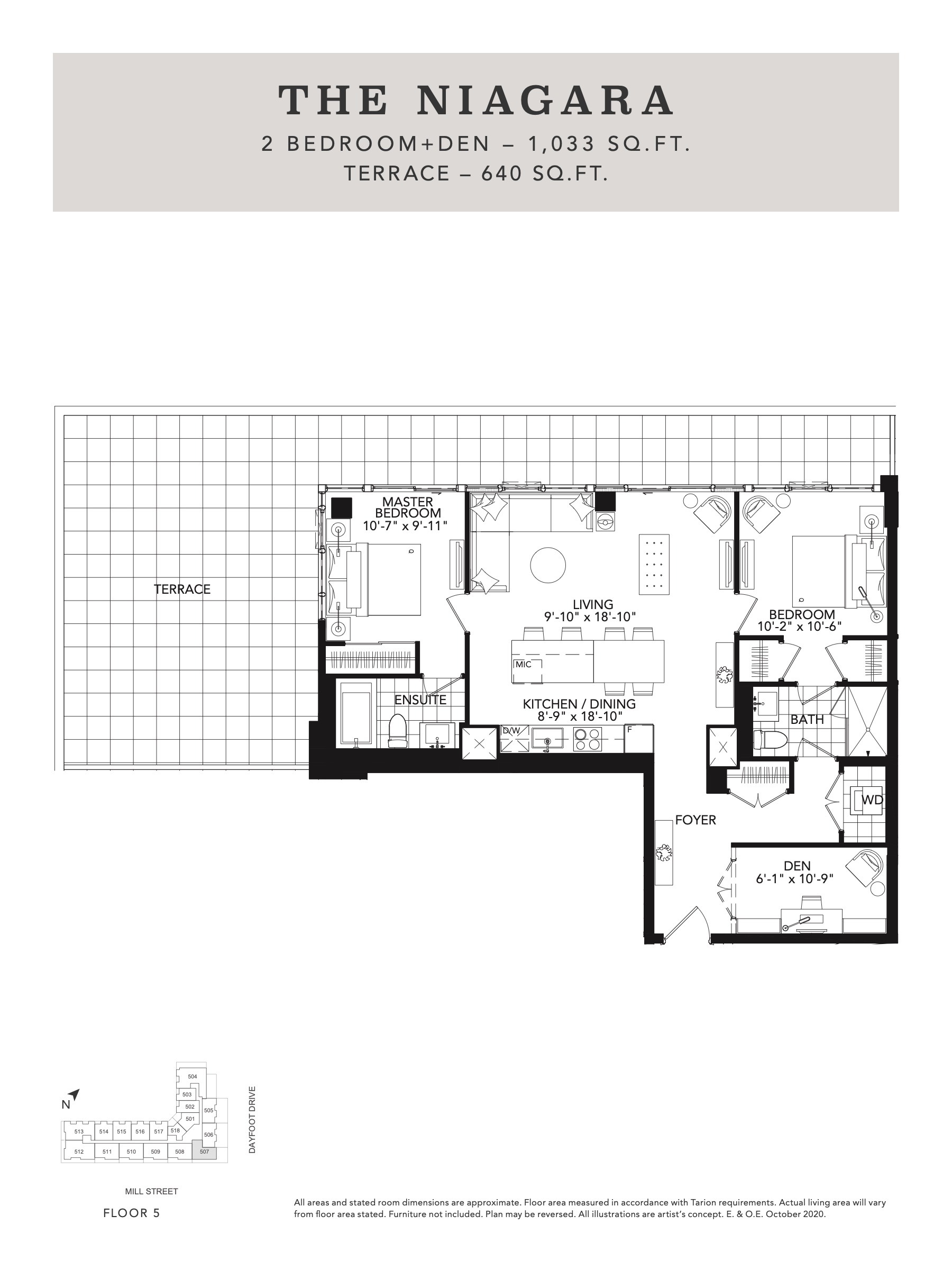 The Niagara floor plan