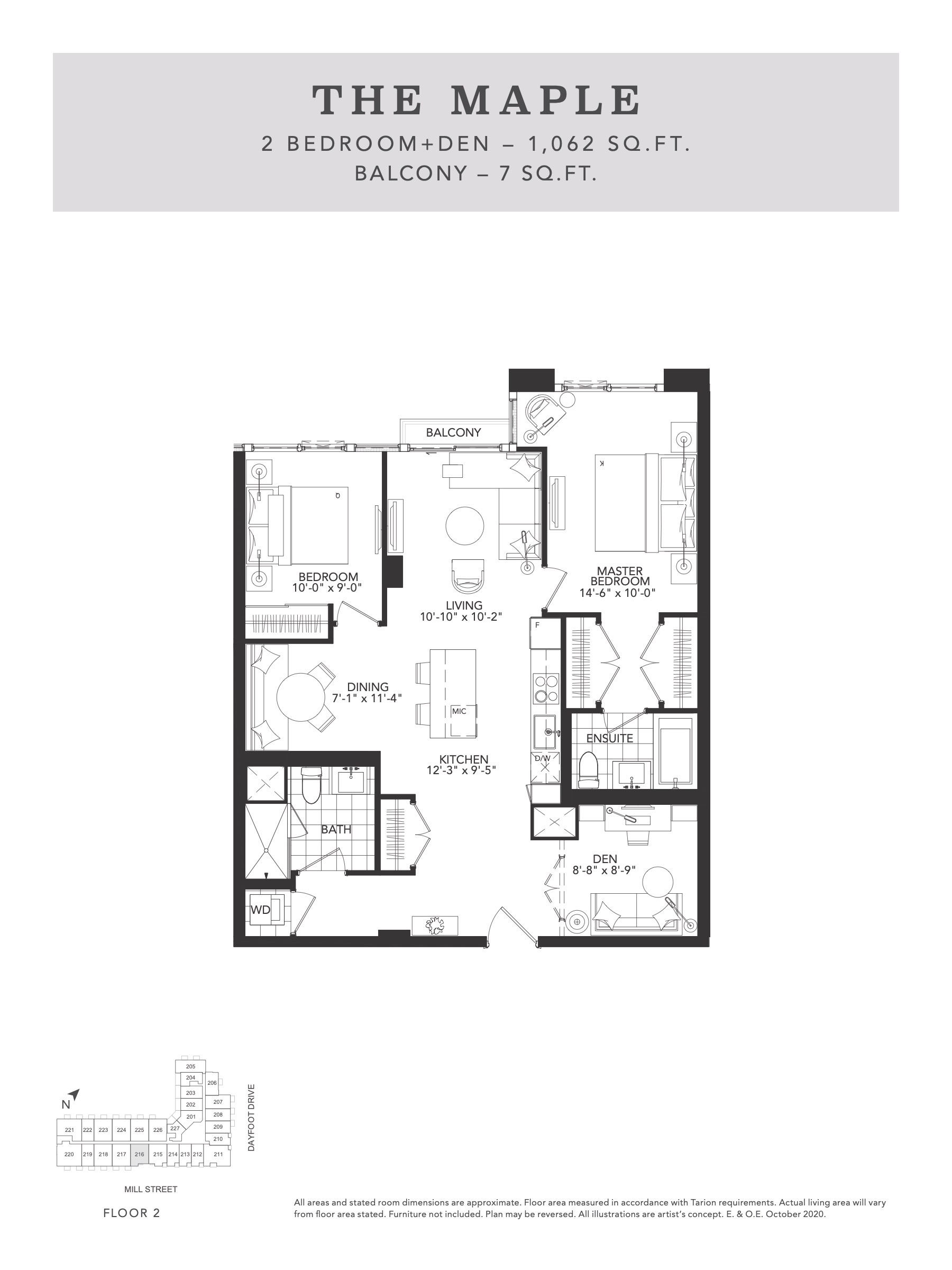 The Maple floor plan