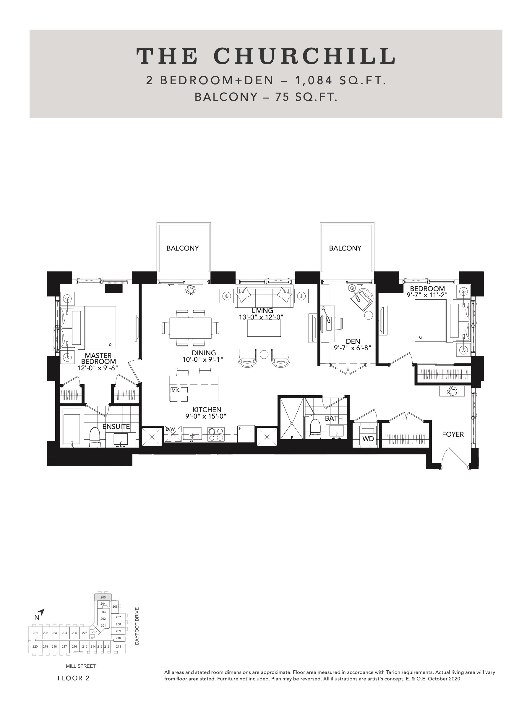 The Churchill floor plan