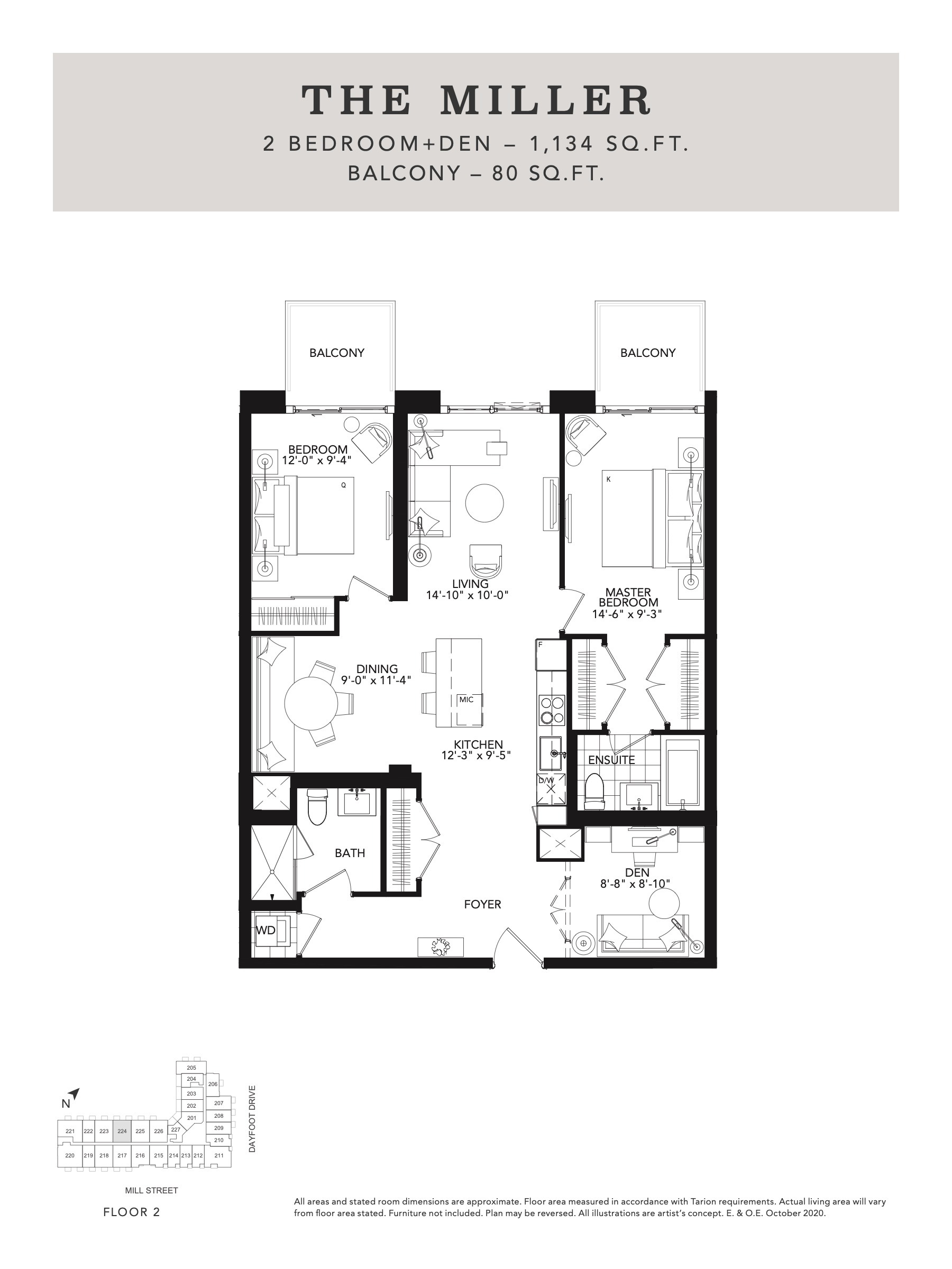 The Miller floor plan